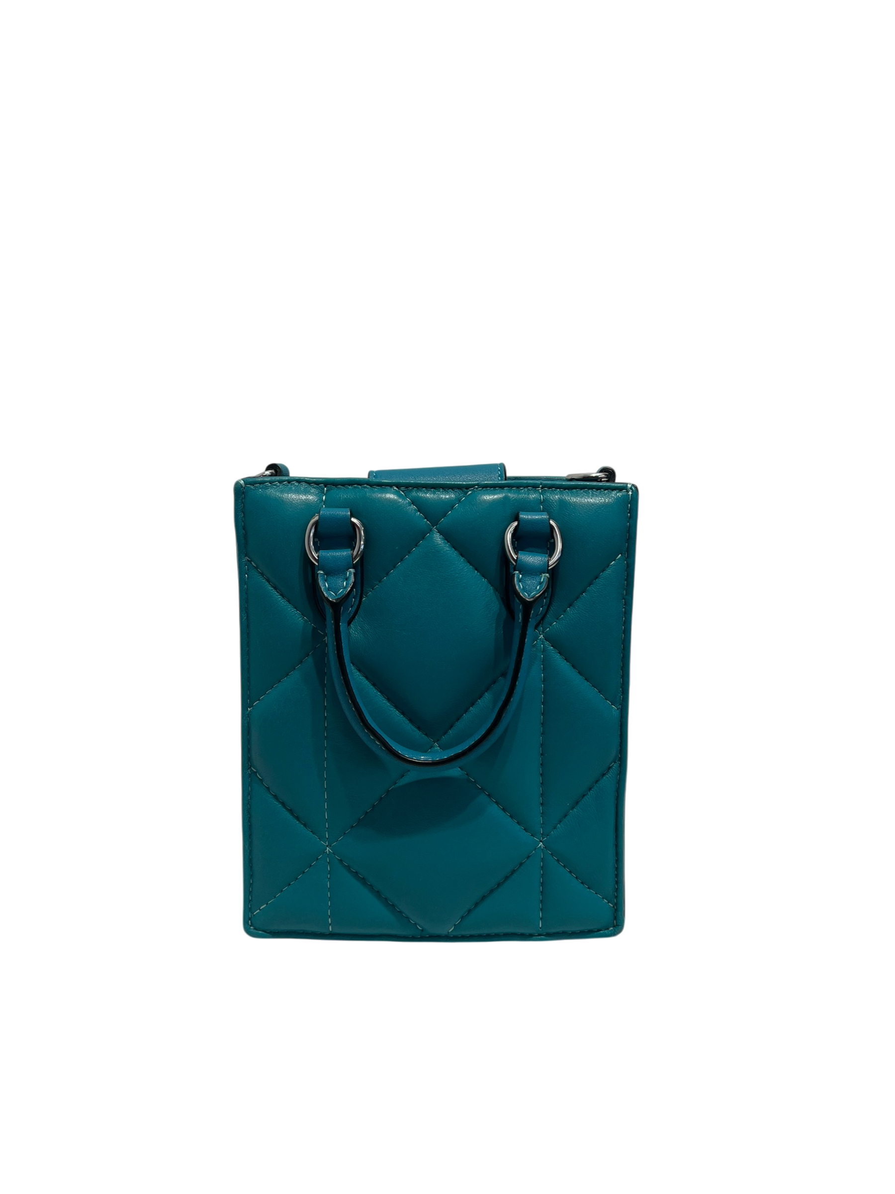 COACH/Tote Bag/Leather/GRN/North South Mini Tote view 2