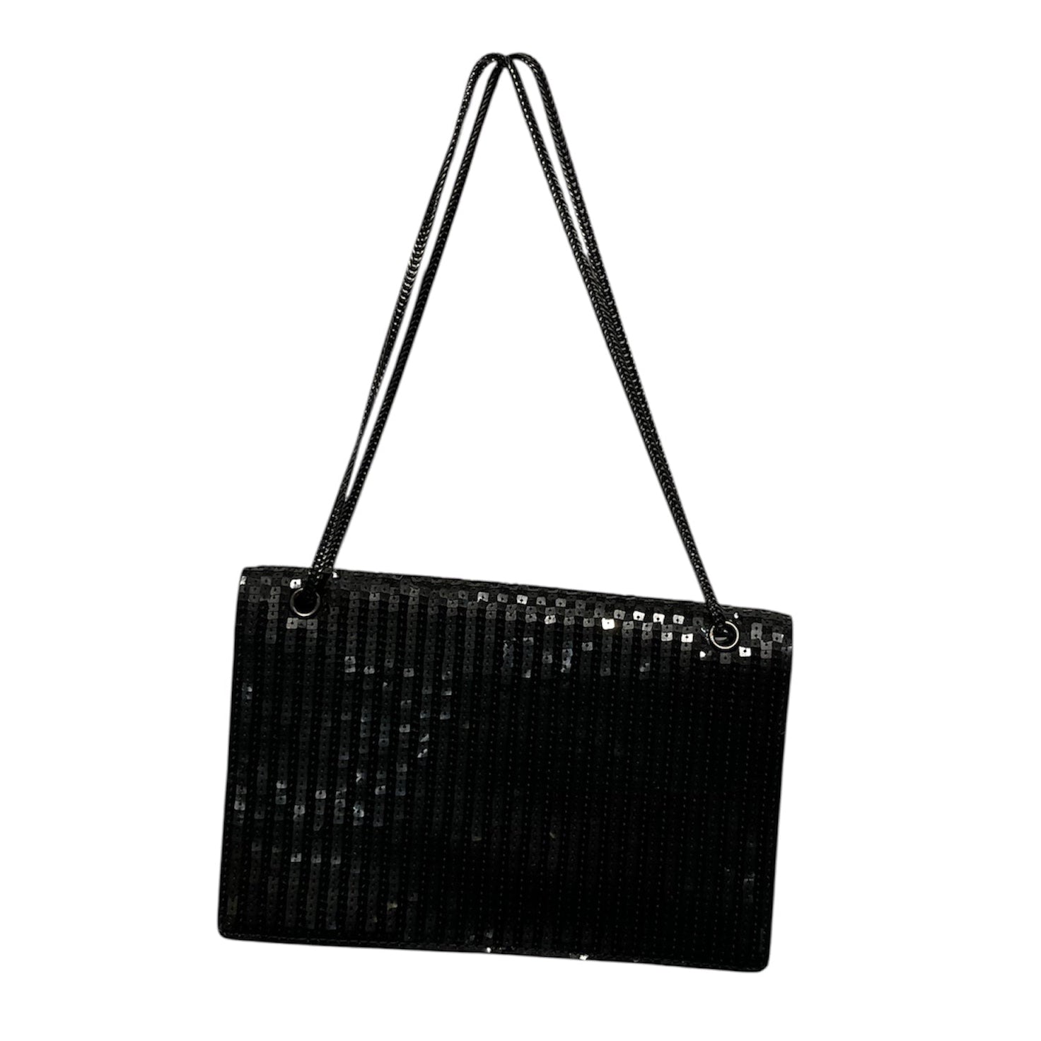 SAINT LAURENT/Clutch Bag/Glitter/BLK/SEQUIN BETTY BAG view 1