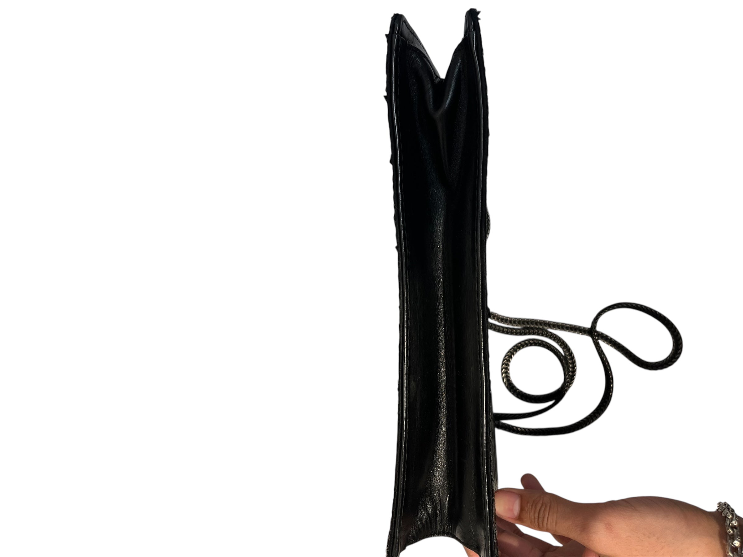 SAINT LAURENT/Clutch Bag/Glitter/BLK/SEQUIN BETTY BAG view 3