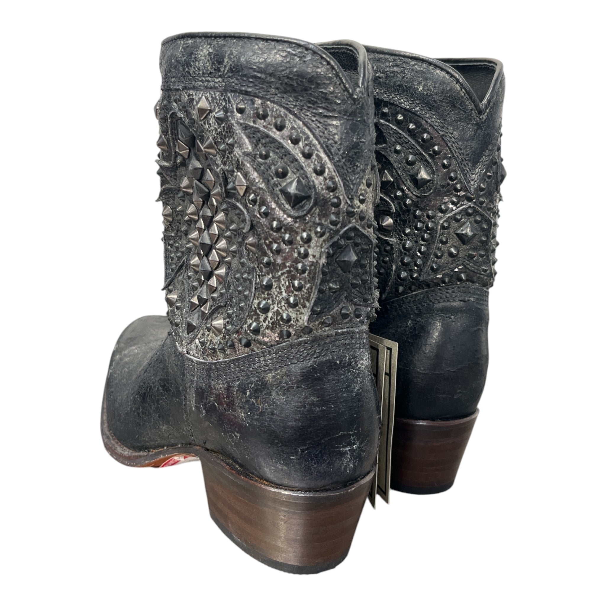 FRYE/Biker Boots/US 7/Leather/BLK/ view 2