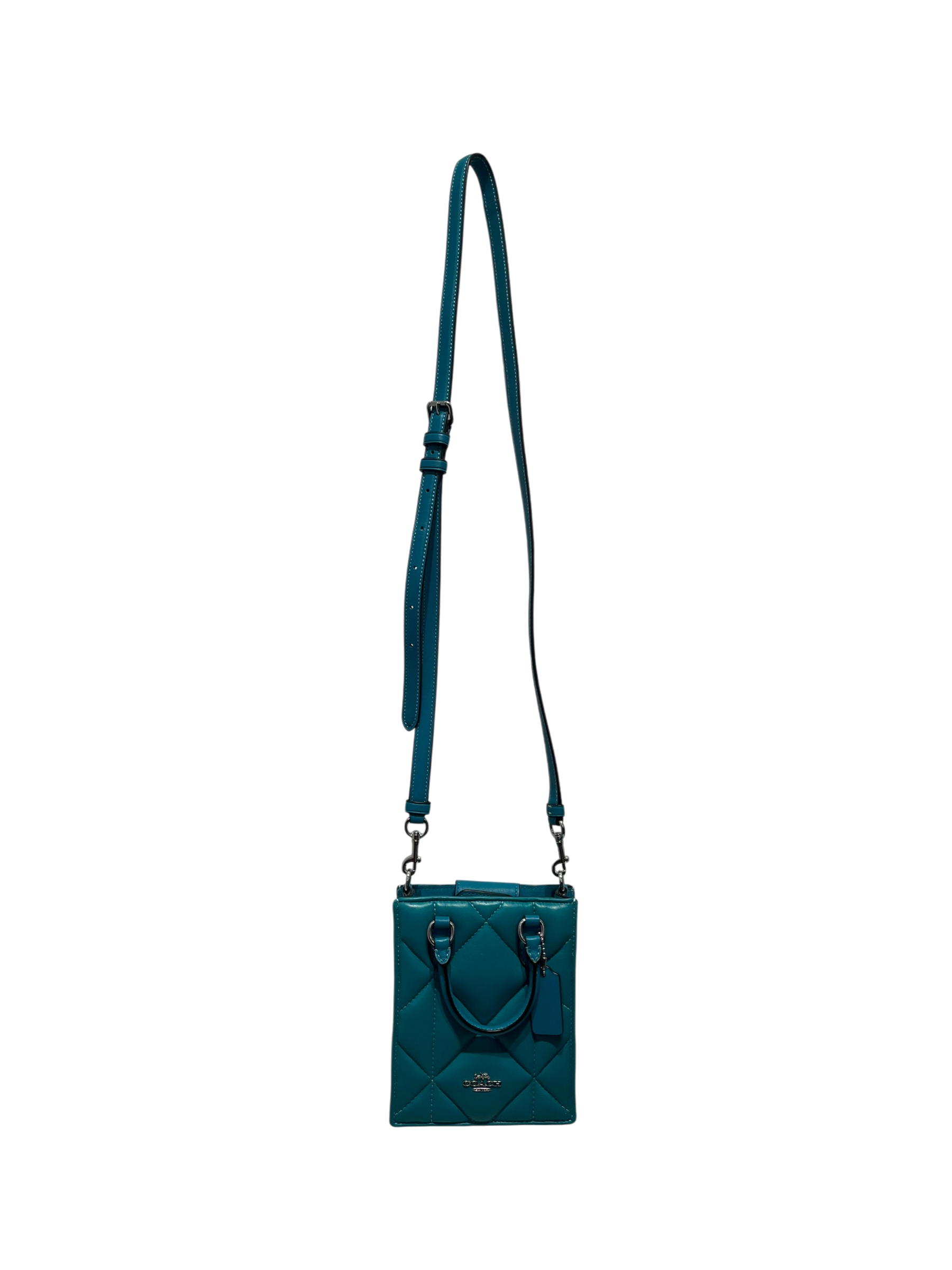 COACH/Tote Bag/Leather/GRN/North South Mini Tote view 6