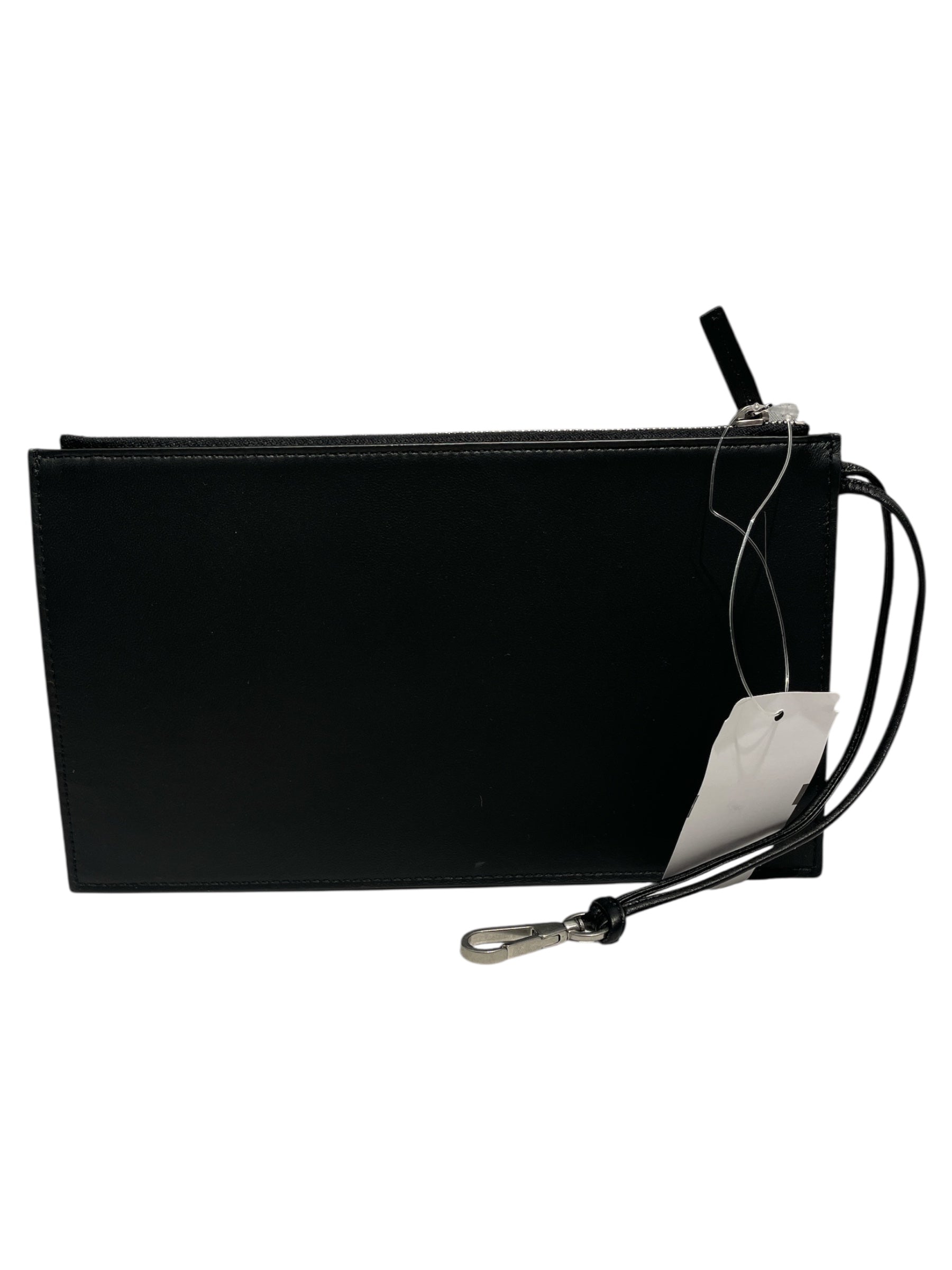 BOTTEGA VENETA/Pouch/Leather/BLK/Leather Pouch Clutch view 2