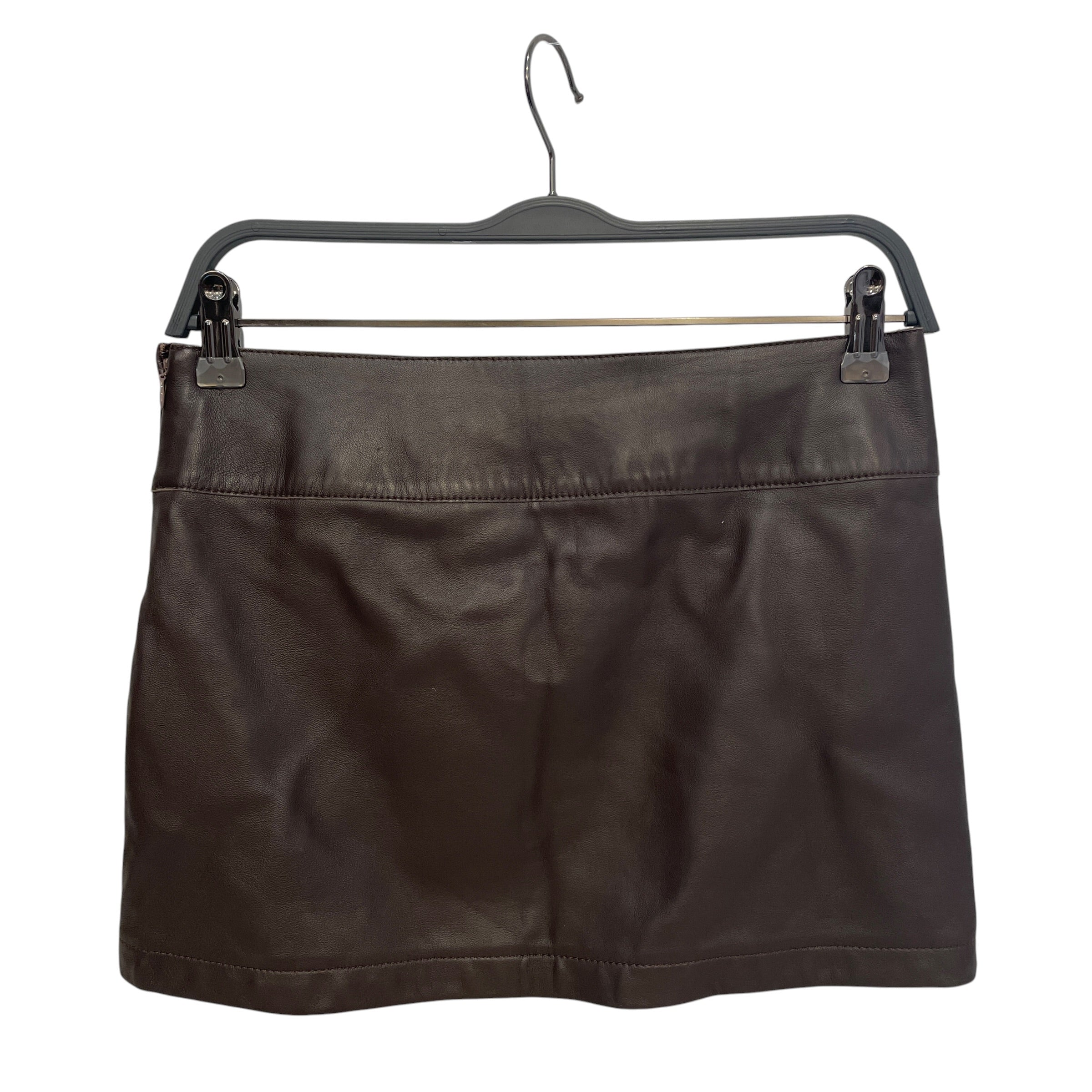 DIESEL/Skirt/40/Leather/BRW/L-Dixy D Logo Mini skirt view 2