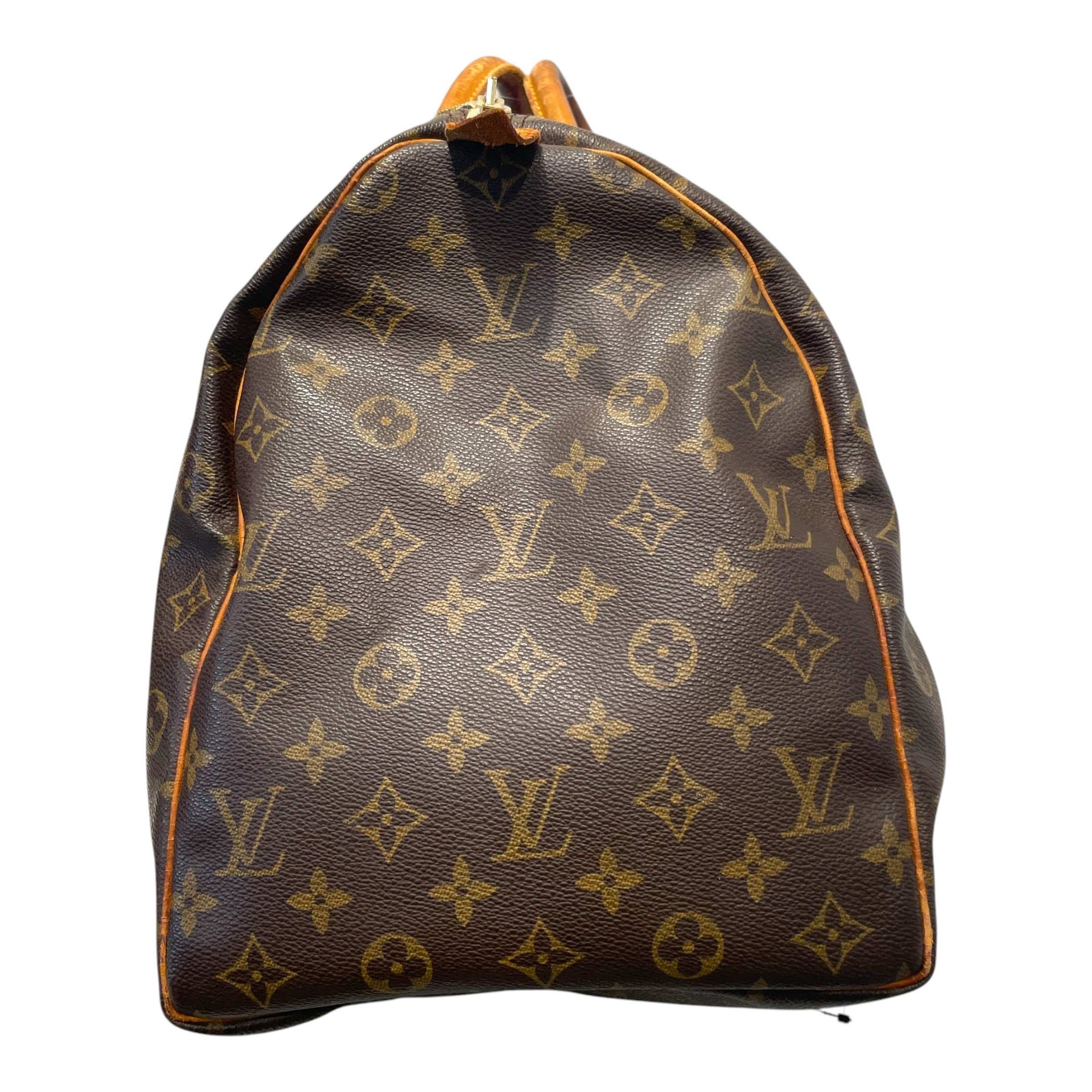 LOUIS VUITTON/Luggage/Monogram/Leather/BRW/Keepall view 2