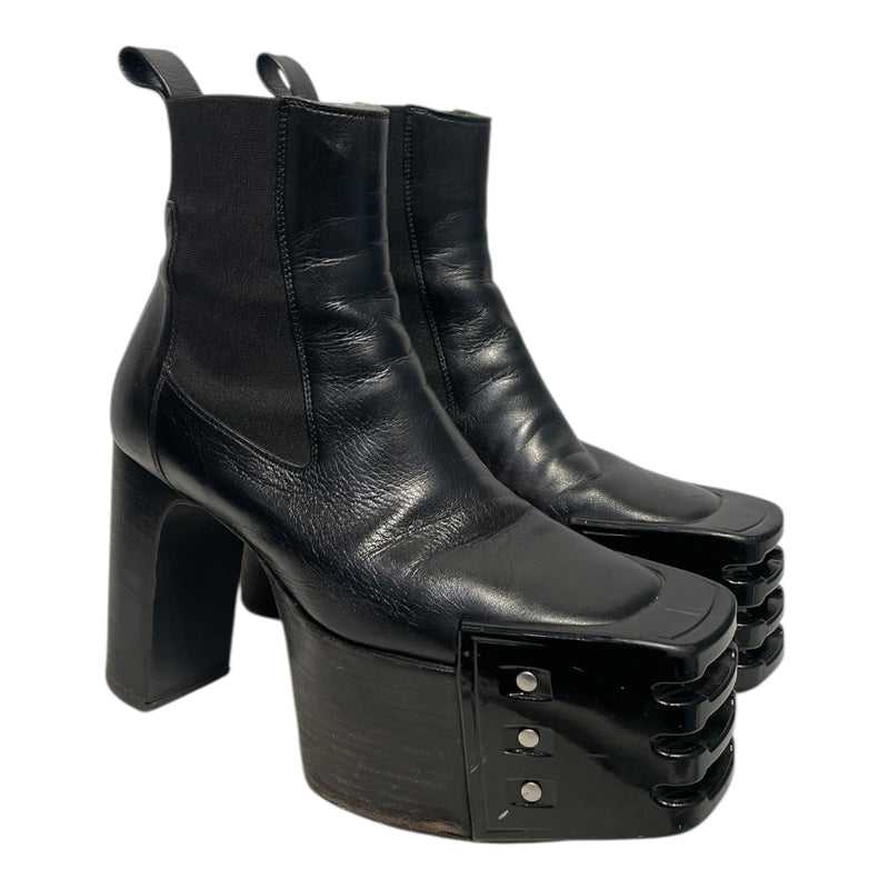 Rick Owens/Hi-Sneakers/EU 39/Leather/BLK/Grill Kiss Heels