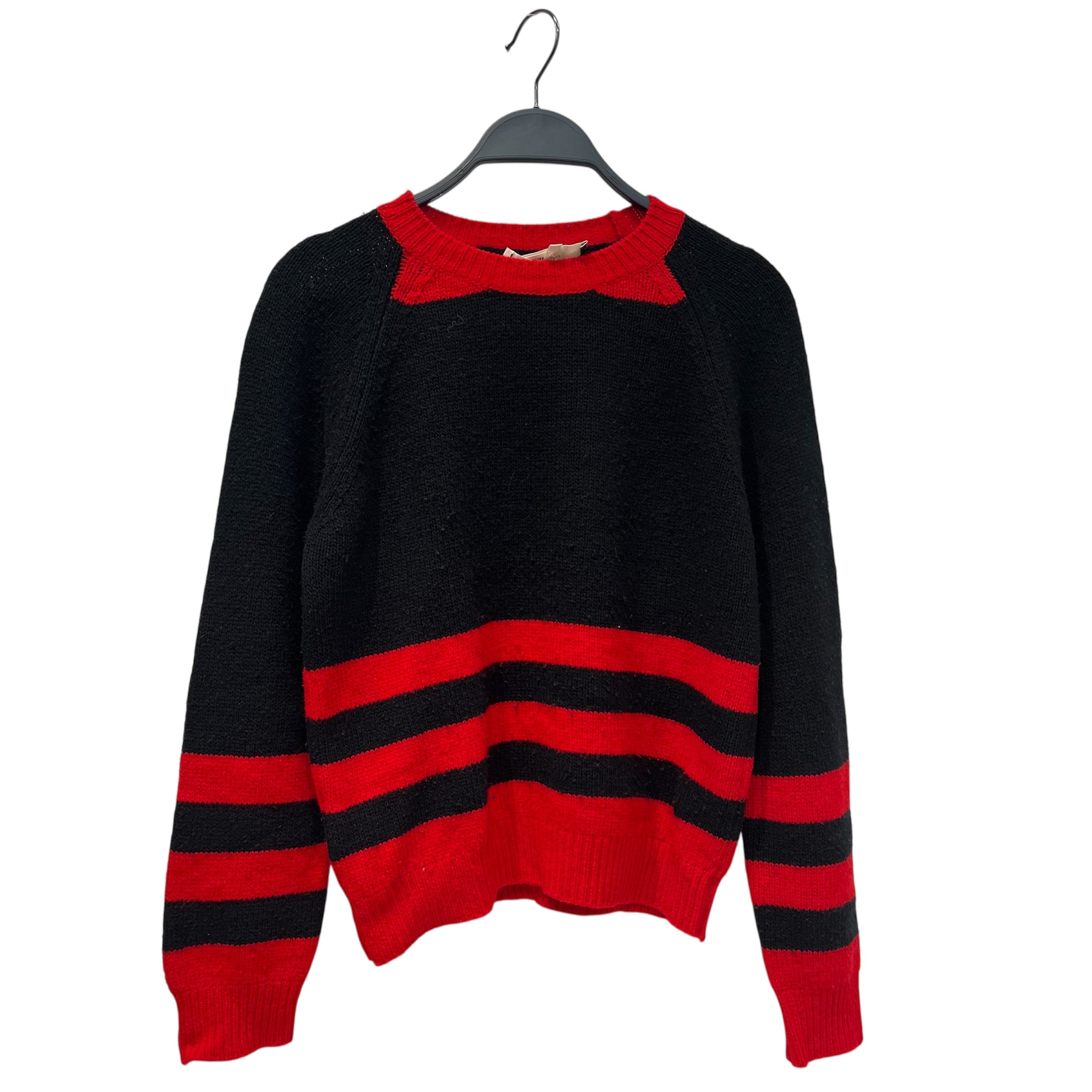 MARNI/Sweater/38/Stripe/Wool/RED/2012 LOW STRIPES BLK view 1
