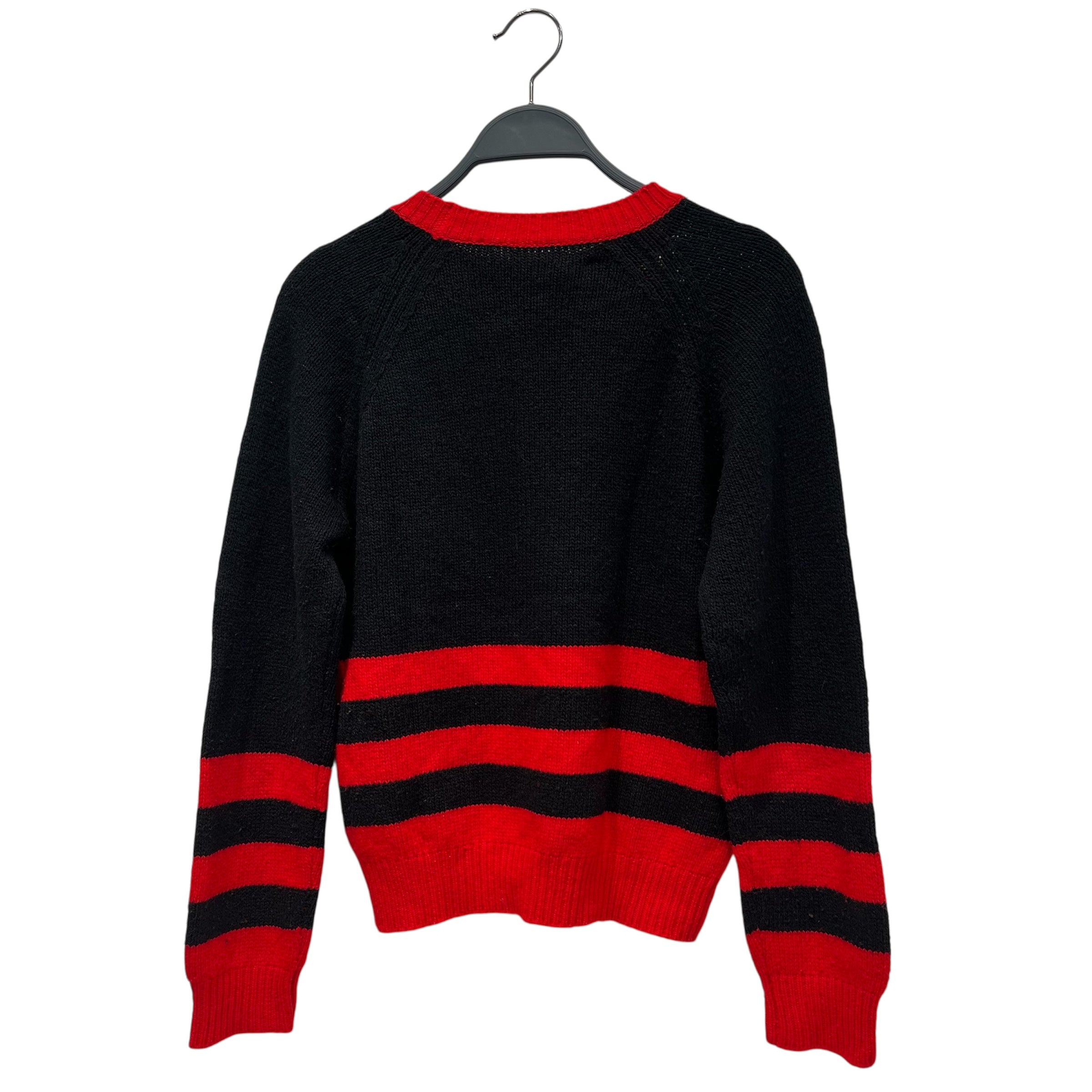MARNI/Sweater/38/Stripe/Wool/RED/2012 LOW STRIPES BLK view 2