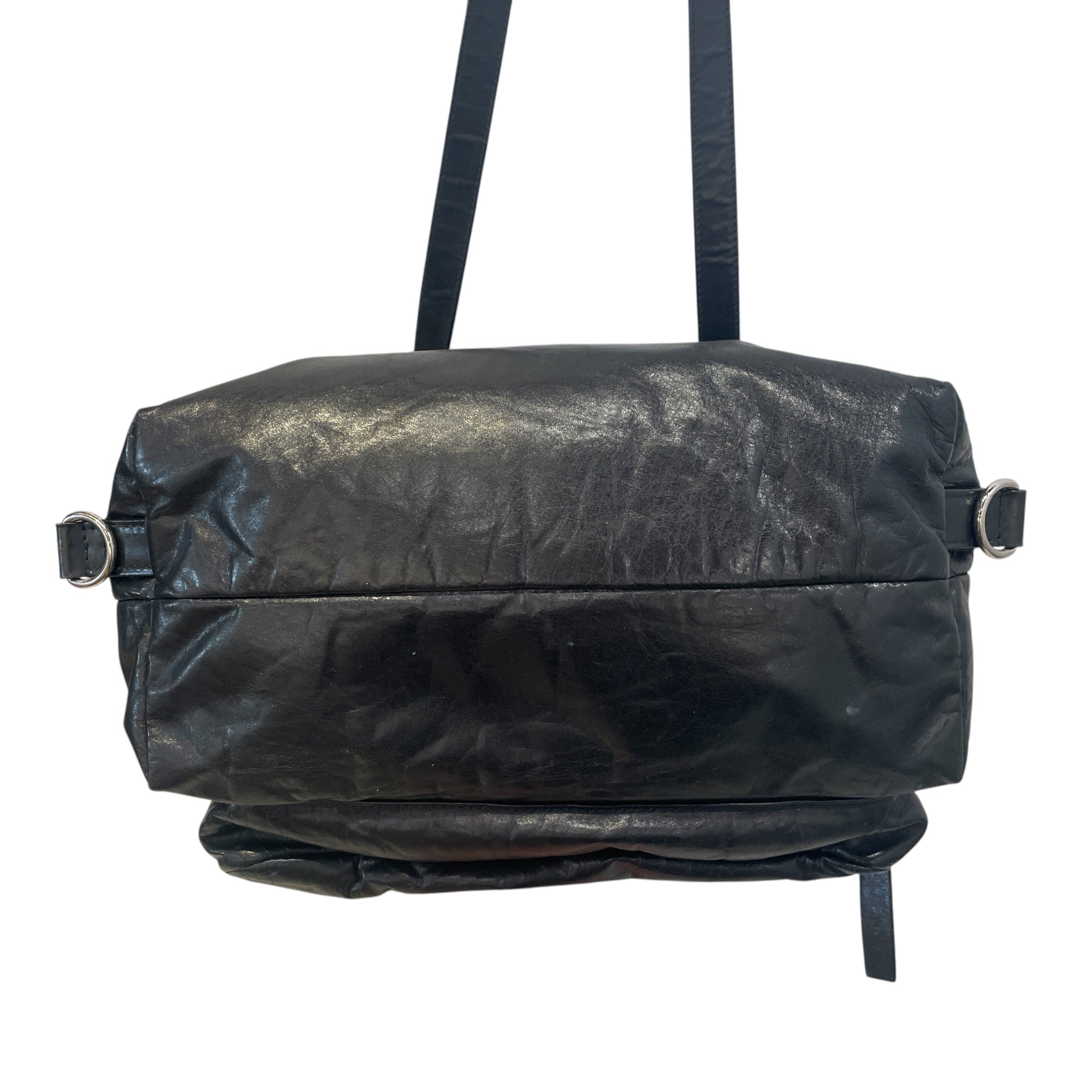 MARNI/Cross Body Bag/Leather/BLK/Convertible lambskin view 3