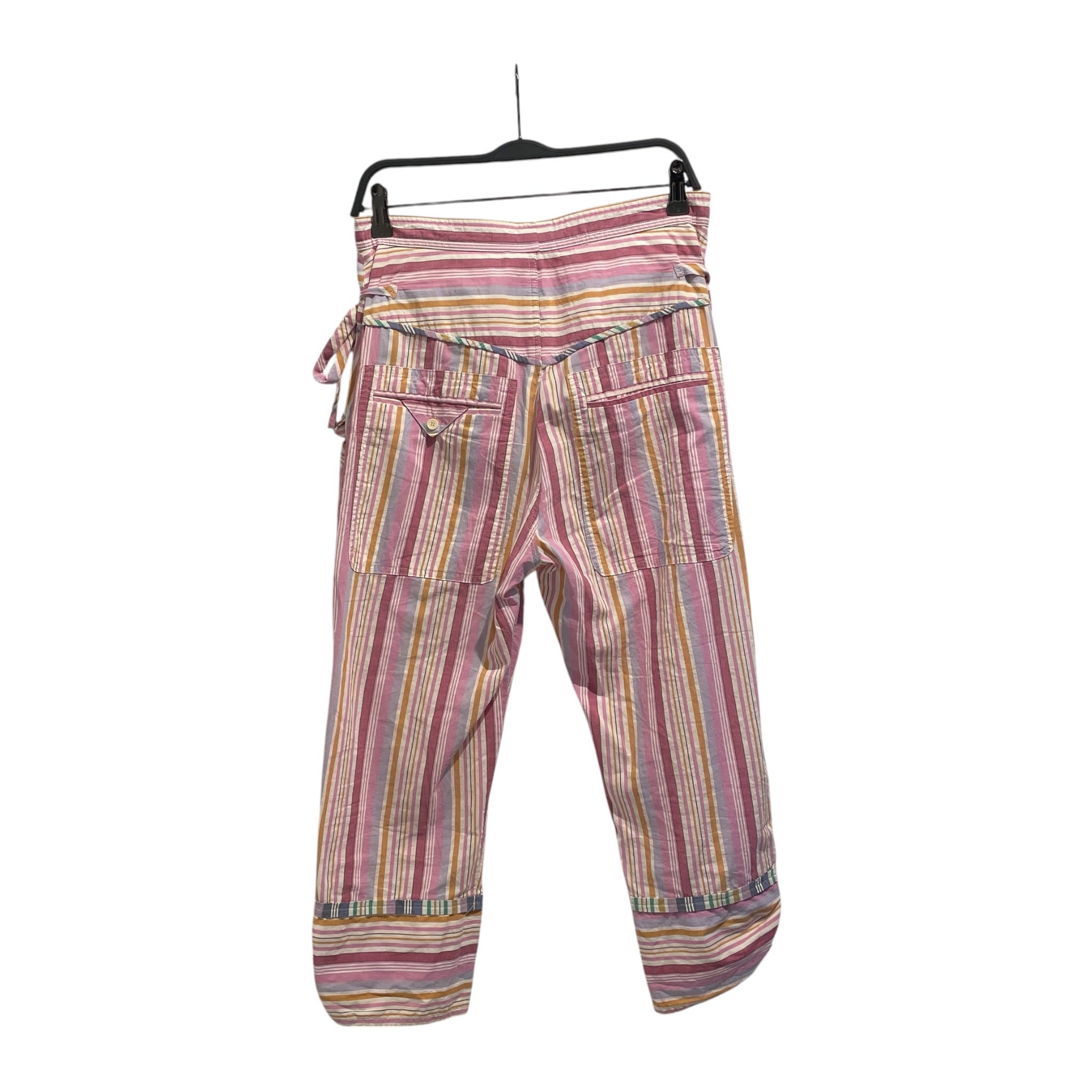 ISABEL MARANT/Bottoms/40/Stripe/Cotton/PNK/TILIOA TIE STRIPPED view 2