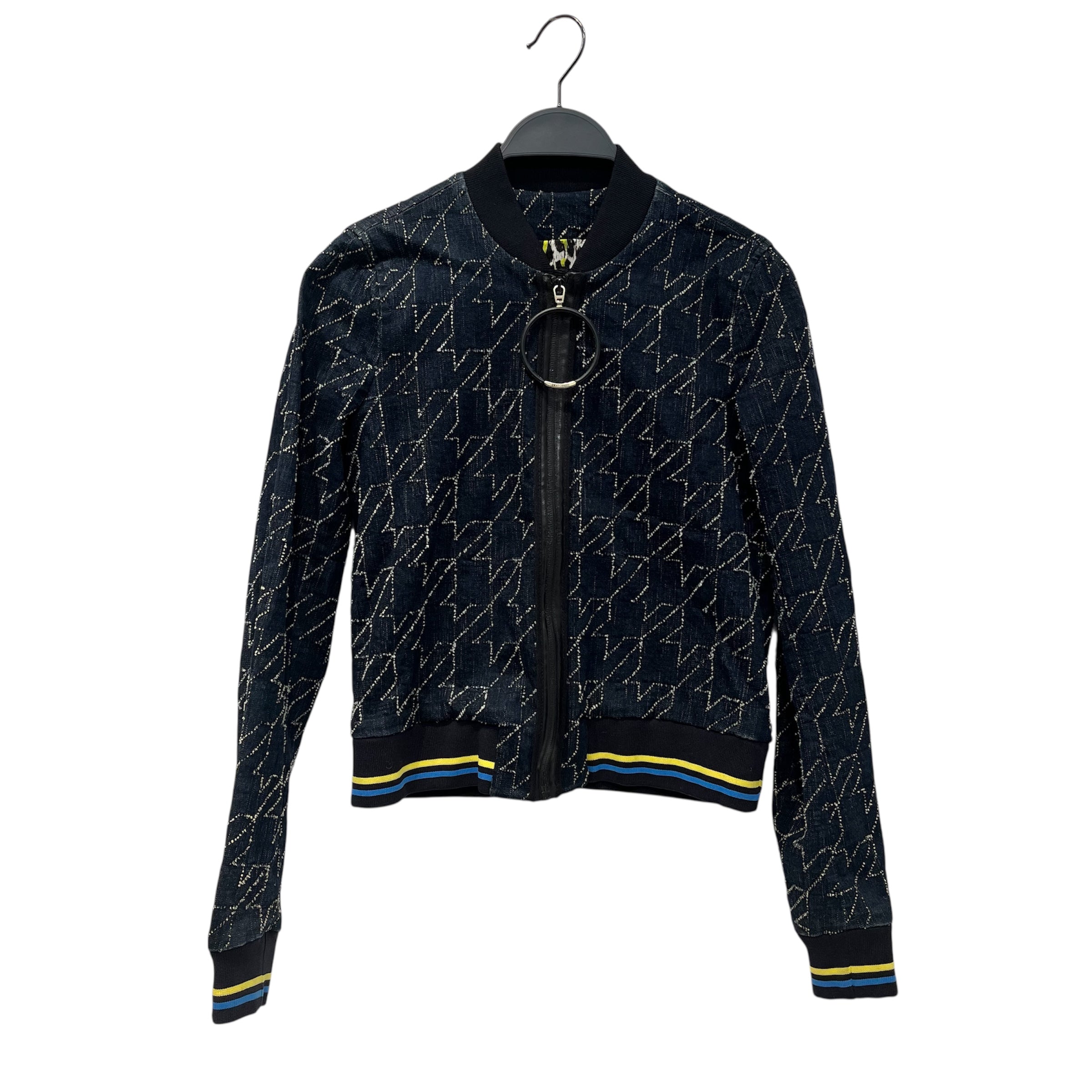 Just cavalli/Jacket/40/All Over Print/Cotton/NVY/STARS/RING ZIPPER view 1