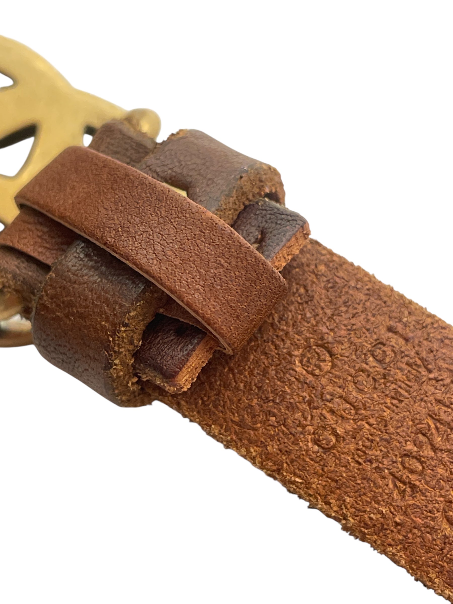 GUCCI/Belt/Leather/CML/GG Buckle Thin Belt view 3