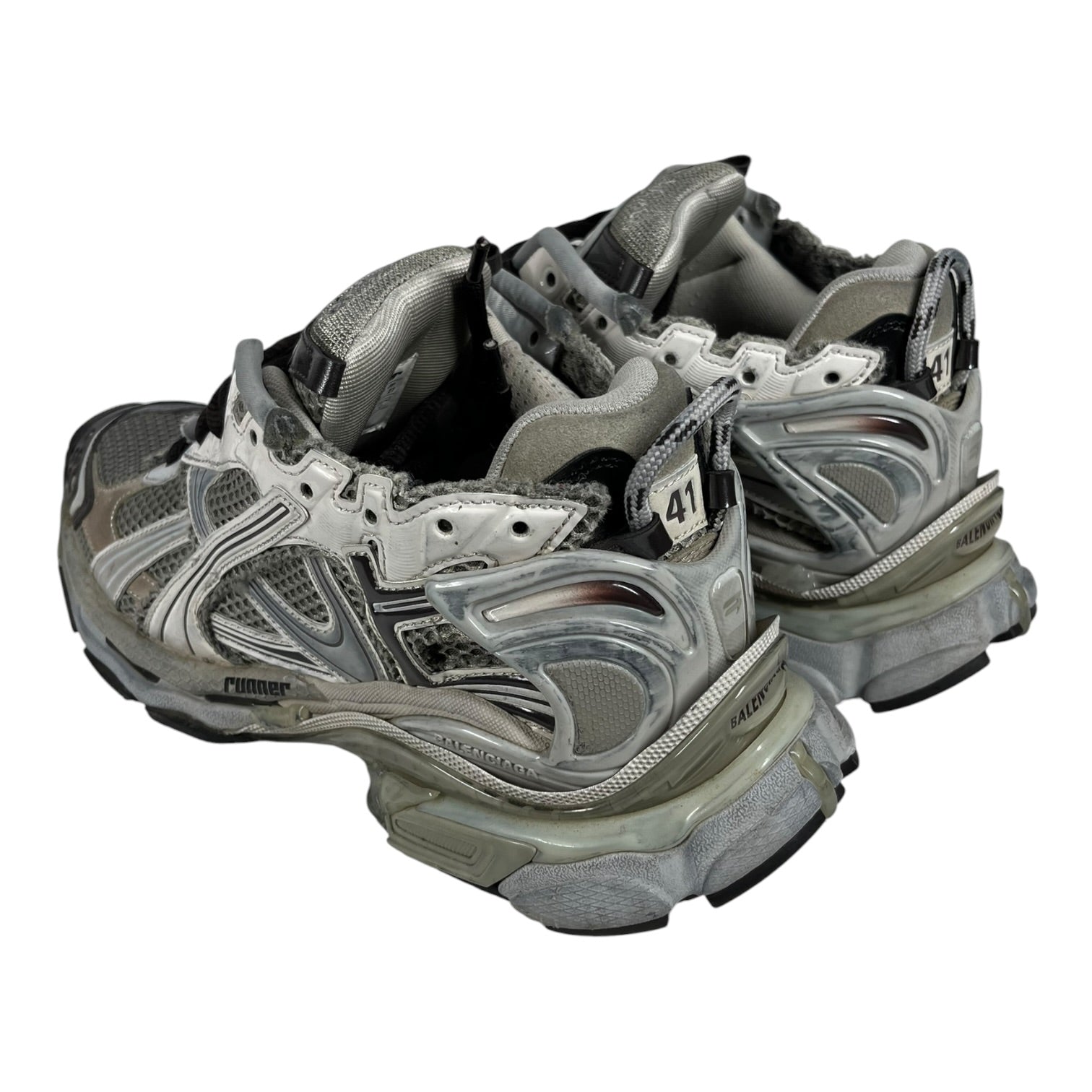 BALENCIAGA/Low-Sneakers/US 8/GRY/GRAY RUNNER'S view 2