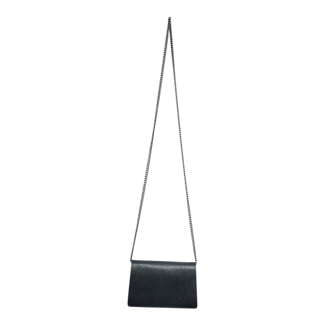 GUCCI/Cross Body Bag/Leather/BLK/Dionysus Supermini view 2
