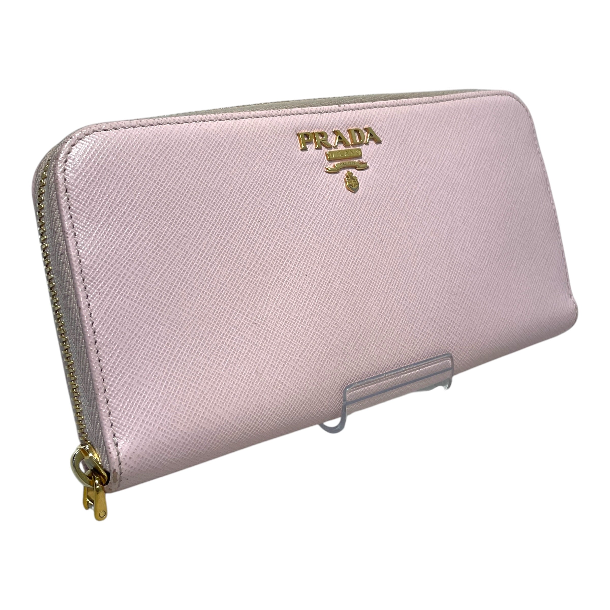 PRADA/Long Wallet/Leather/PNK/L's/Safiano Leather Long Wallet view 1