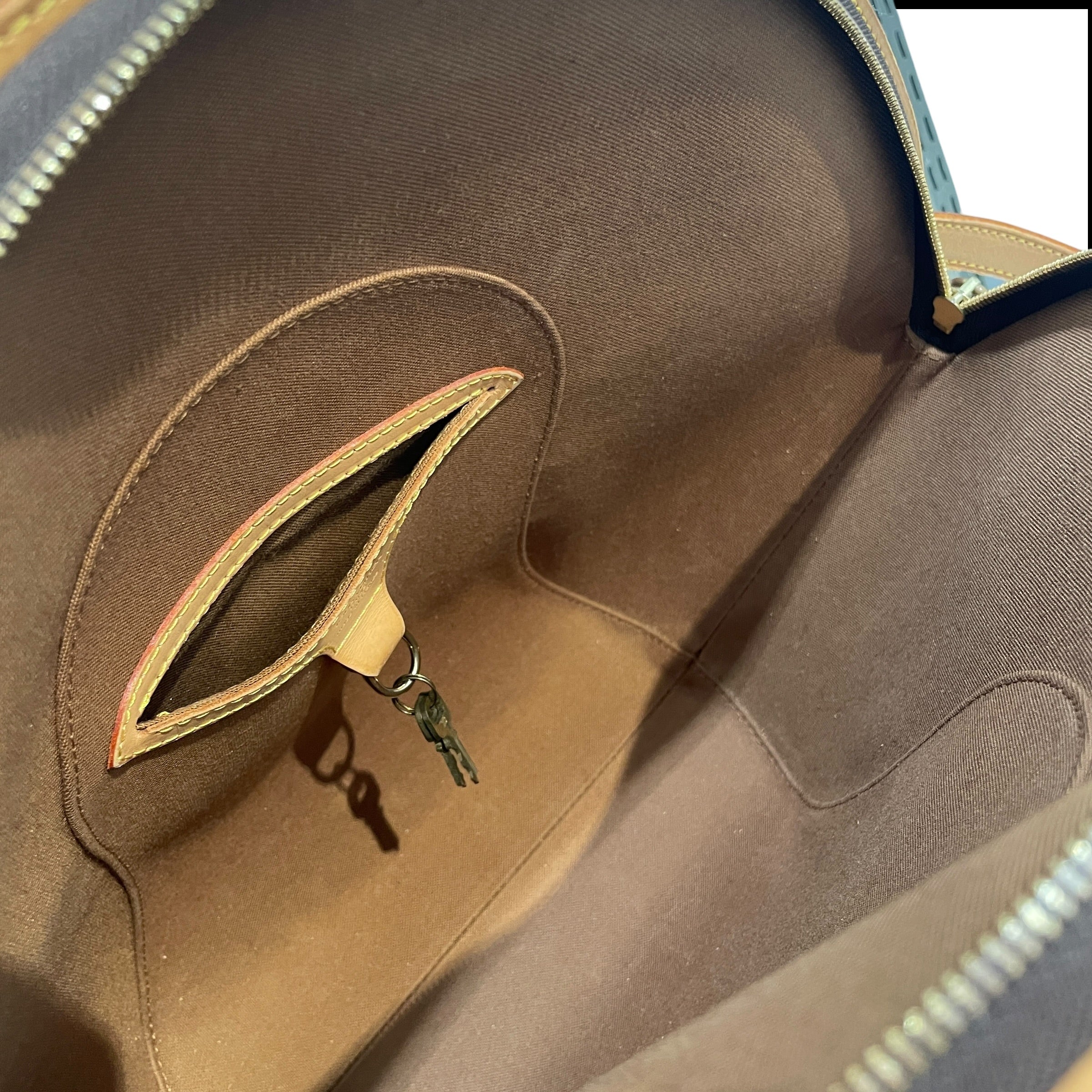 LOUIS VUITTON/Cross Body Bag/Monogram/Leather/BRW/Ellipse GM view 5