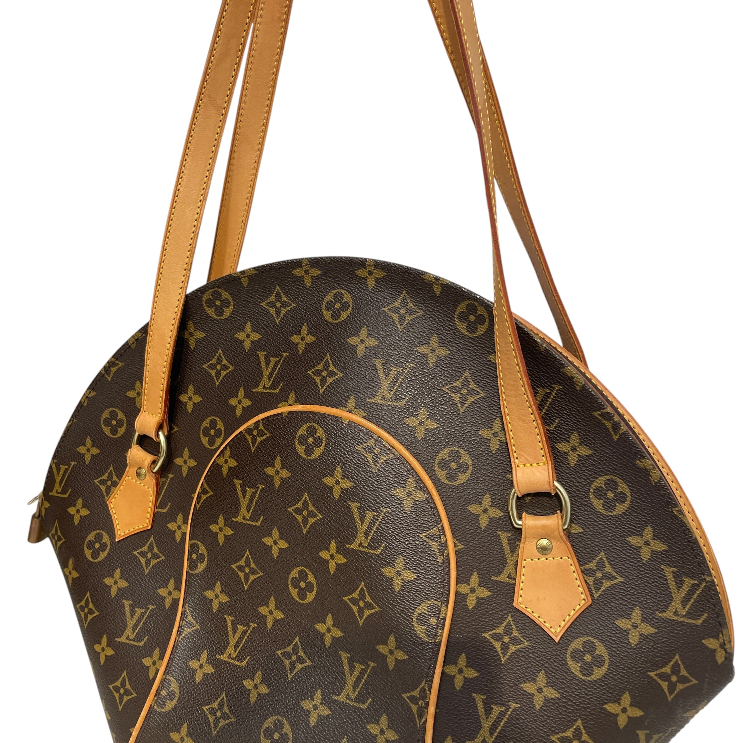 LOUIS VUITTON/Cross Body Bag/Monogram/Leather/BRW/Ellipse GM view 4