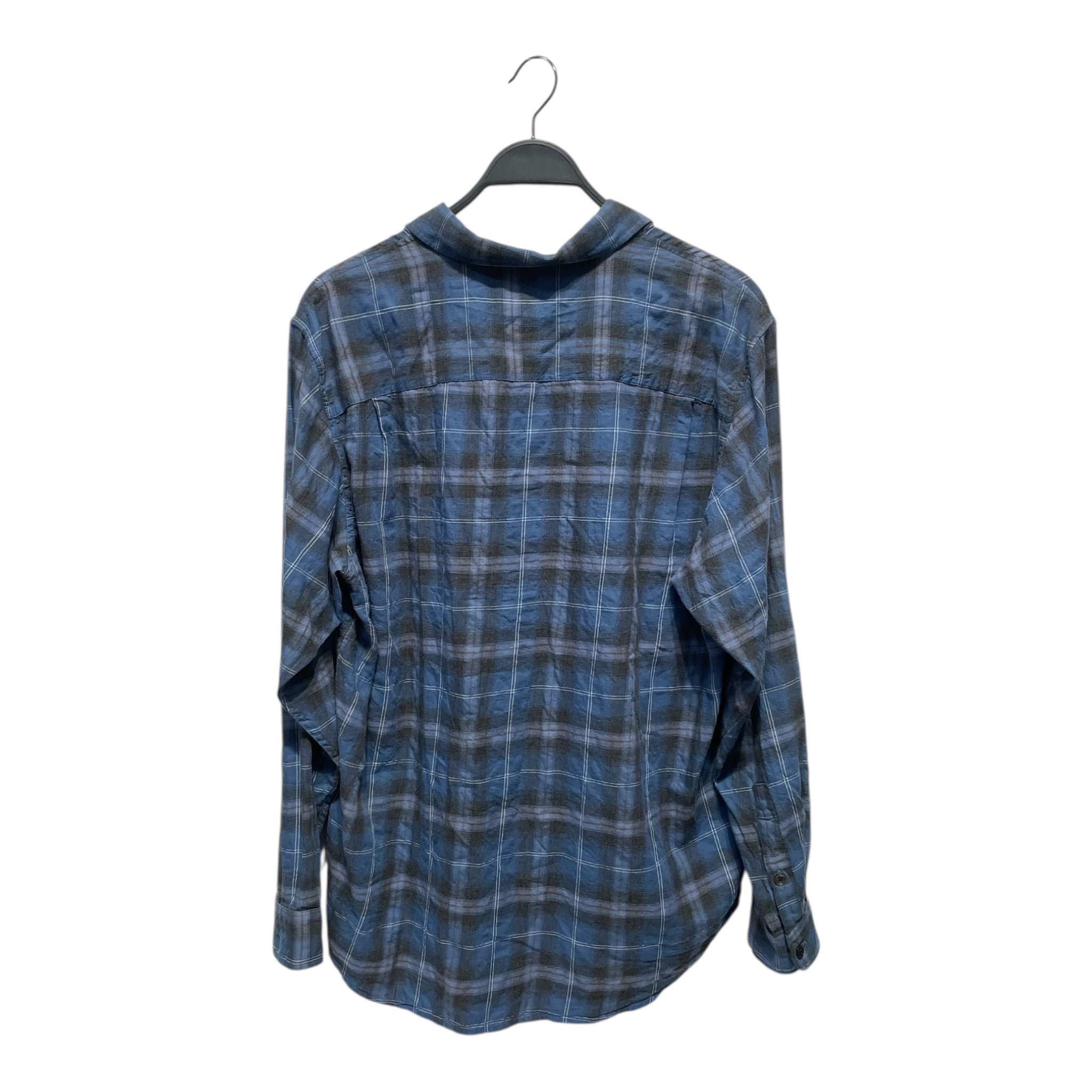 STUSSY/LS Shirt/M/Cotton/NVY/Plaid/BEACH PLAID SHIRT view 2