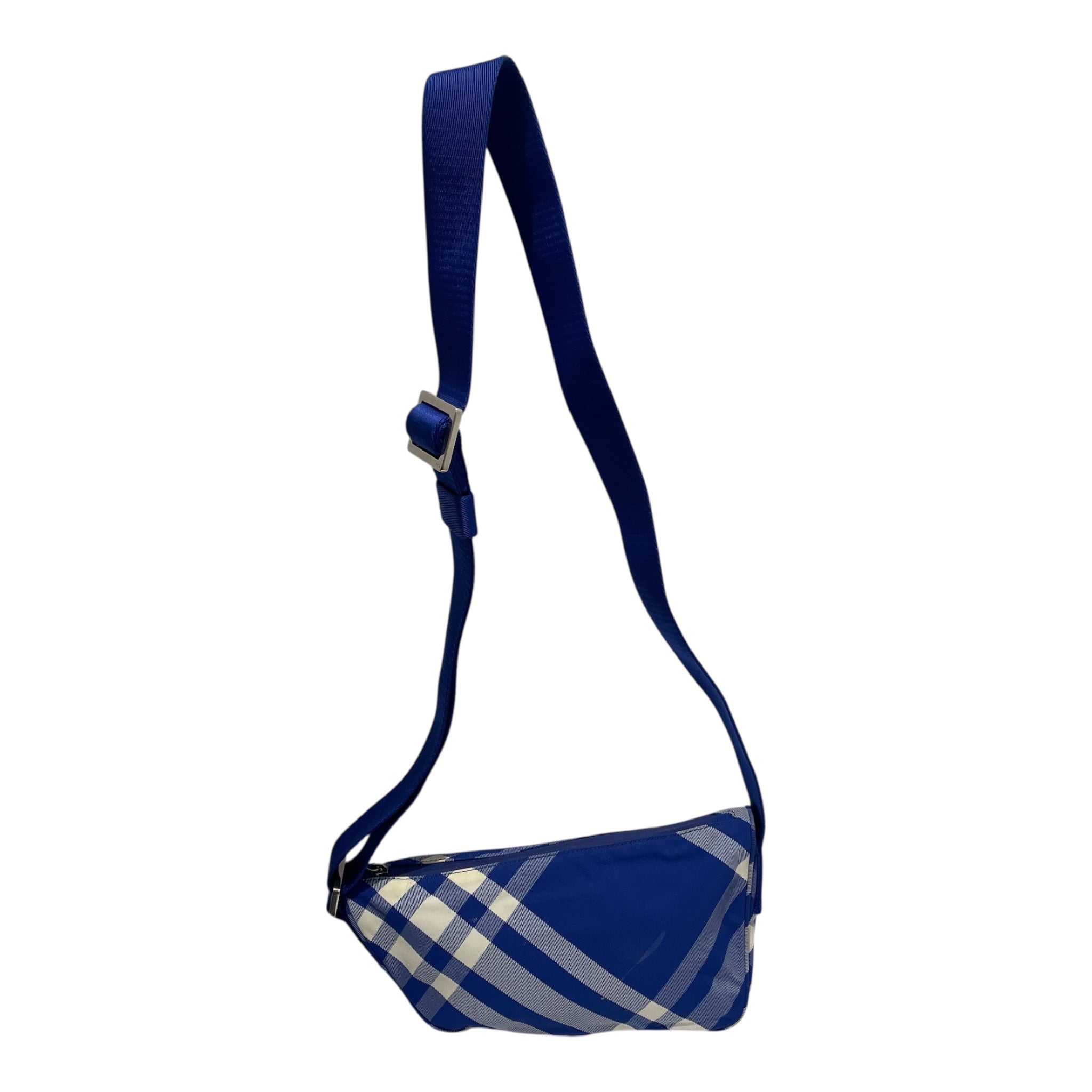 BURBERRY LONDON/Cross Body Bag/Plaid/BLU/BLUE BURBERRY CHECK SLV ZIP view 2