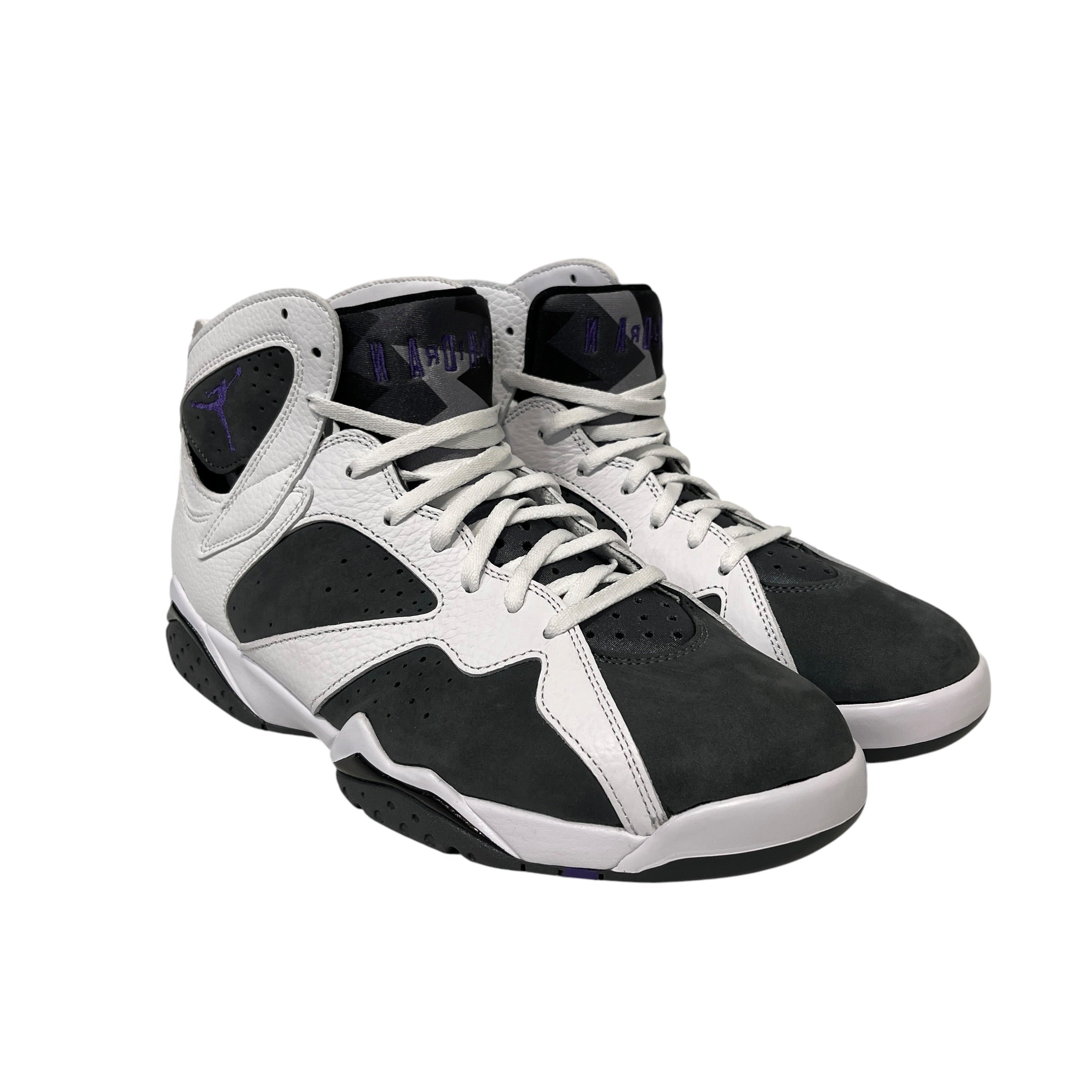 NIKE/Hi-Sneakers/US 10.5/Suede/GRY/flint 7s view 1