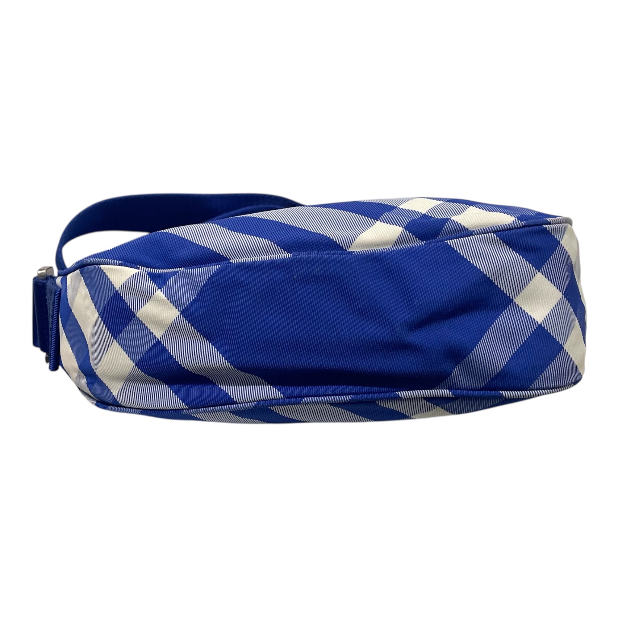 BURBERRY LONDON/Cross Body Bag/Plaid/BLU/BLUE BURBERRY CHECK SLV ZIP view 3