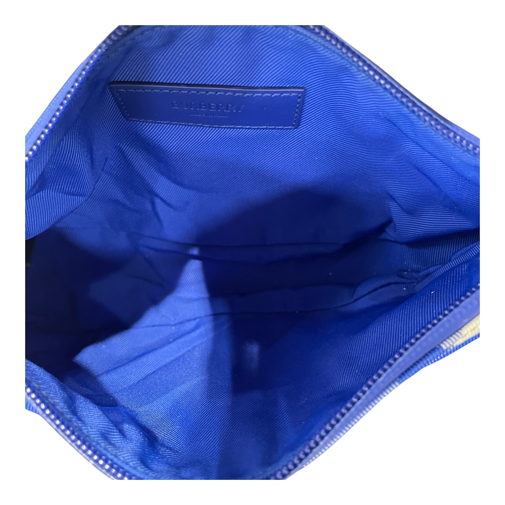 BURBERRY LONDON/Cross Body Bag/Plaid/BLU/BLUE BURBERRY CHECK SLV ZIP view 5
