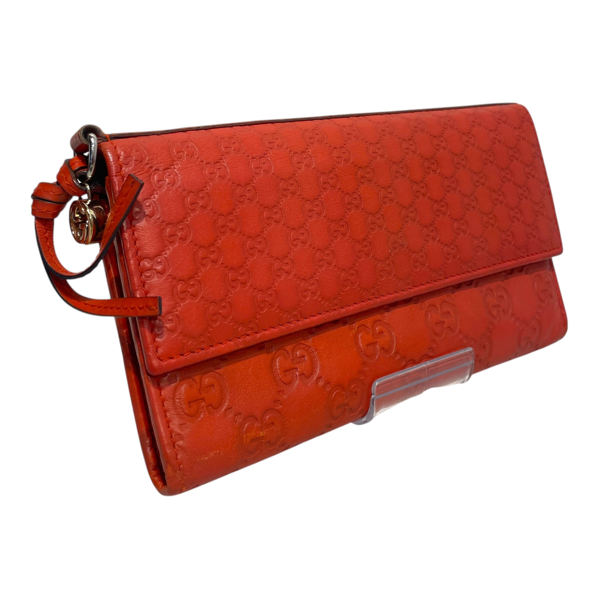 GUCCI/Wallet/Monogram/Leather/BRW/L's/Gucissima Leather Bifold view 1