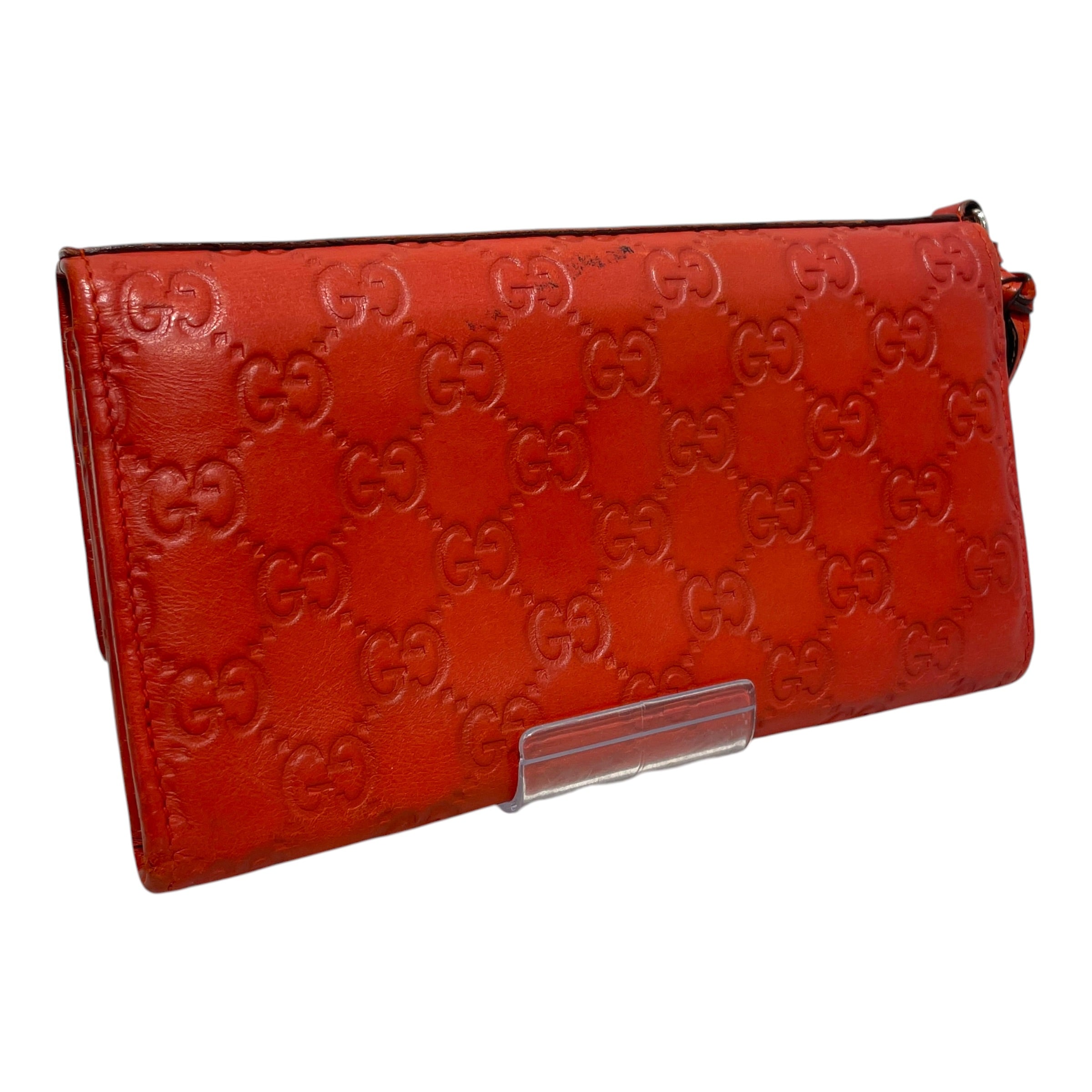 GUCCI/Wallet/Monogram/Leather/BRW/L's/Gucissima Leather Bifold view 2