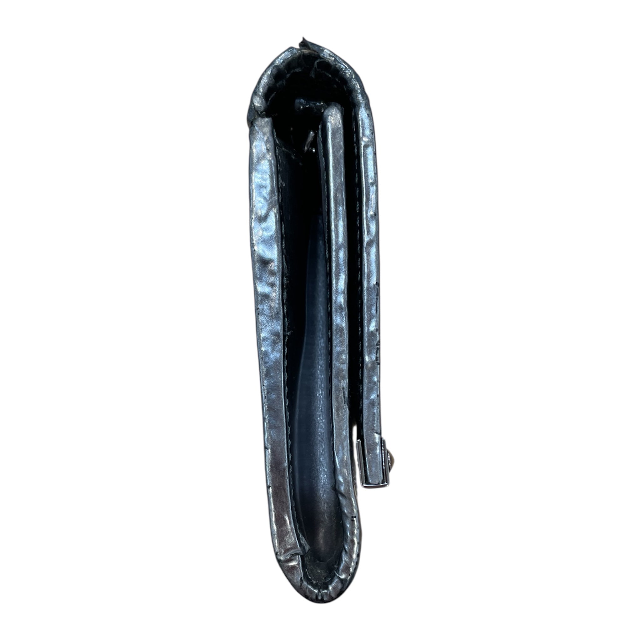 JIMMY CHOO/Clutch Bag/SLV/glitter clutch long strap view 3