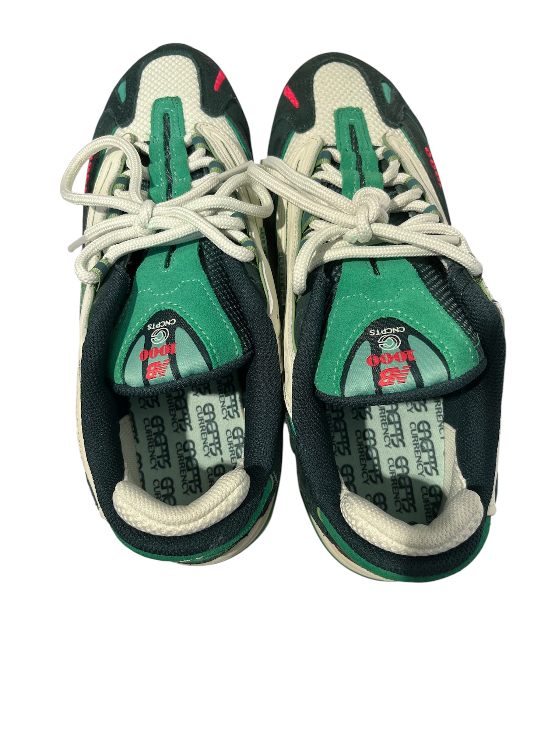 NEW BALANCE/Low-Sneakers/US 10.5/Suede/GRN/New Balance x Concepts 1000 view 3