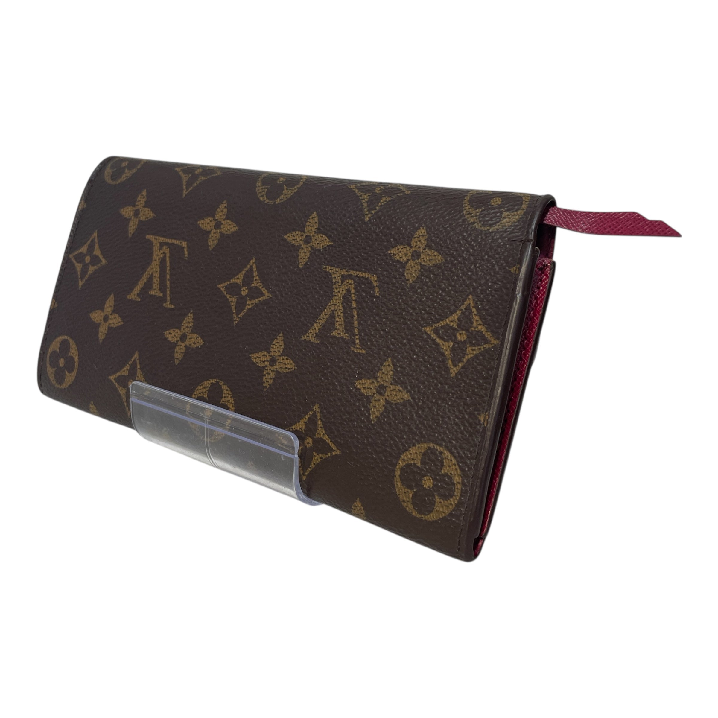 LOUIS VUITTON/Long Wallet/Monogram/Leather/BRW/Bifold Walet view 2