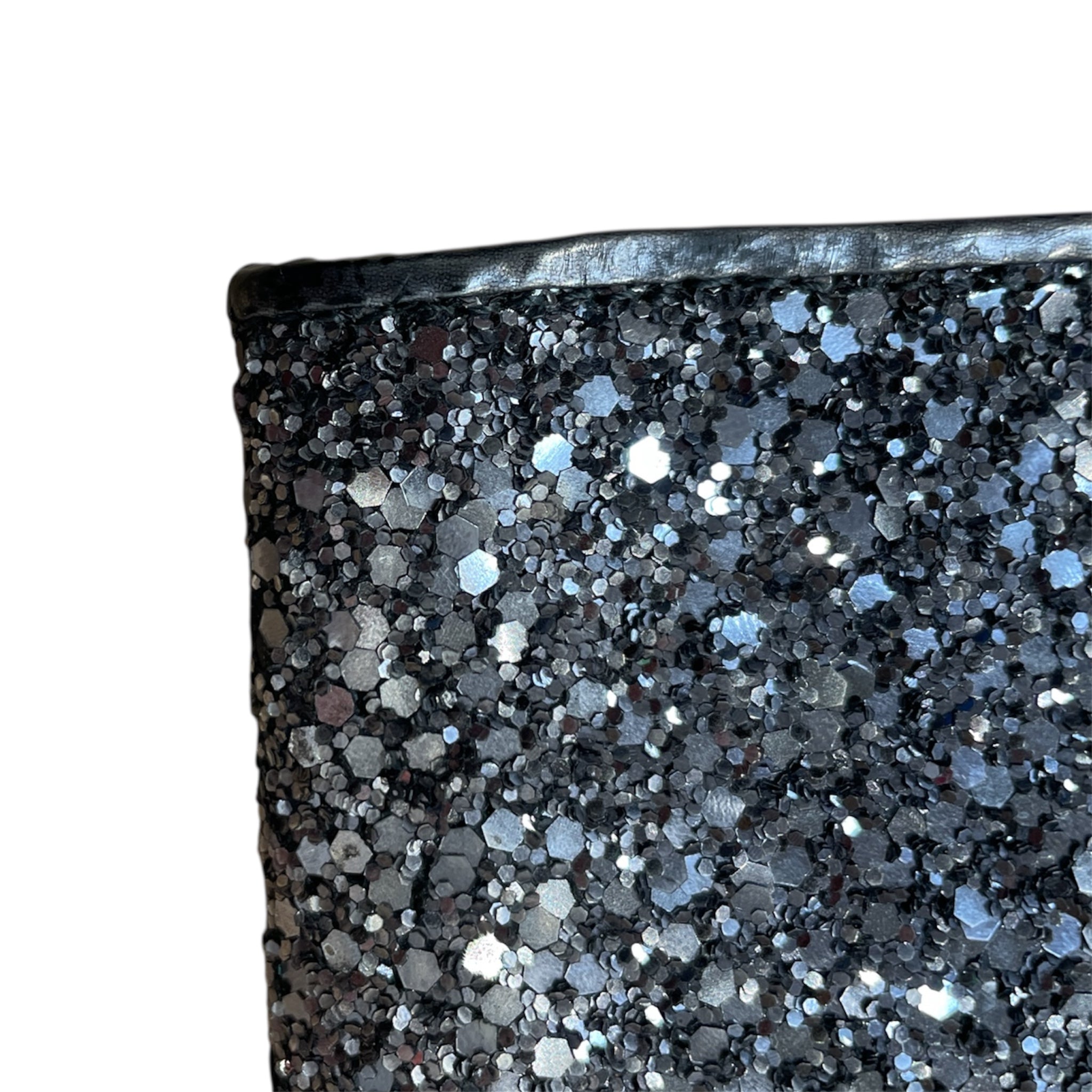 JIMMY CHOO/Clutch Bag/SLV/glitter clutch long strap view 5