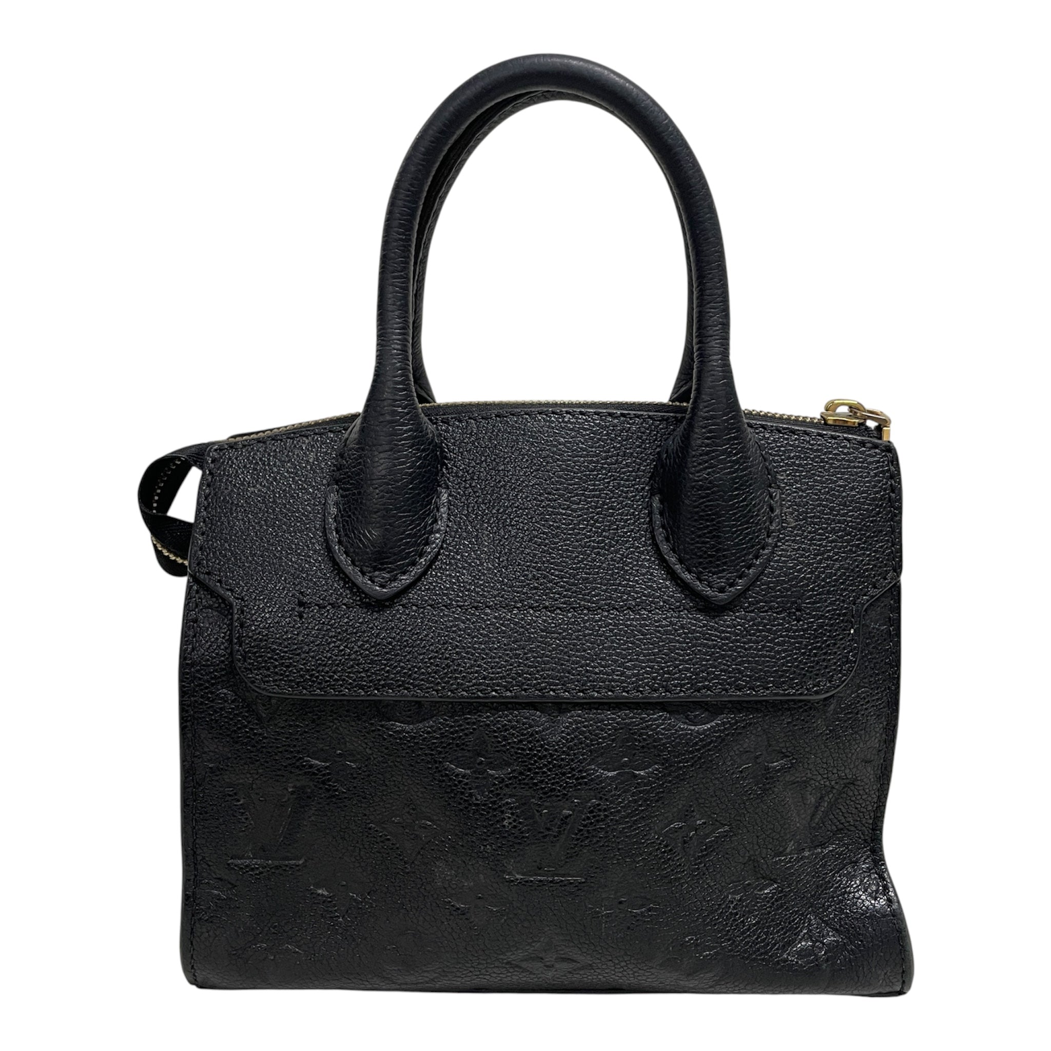LOUIS VUITTON/Hand Bag/Monogram/Leather/BLK/9XC3JRD/MINI PONT-NEUF view 2