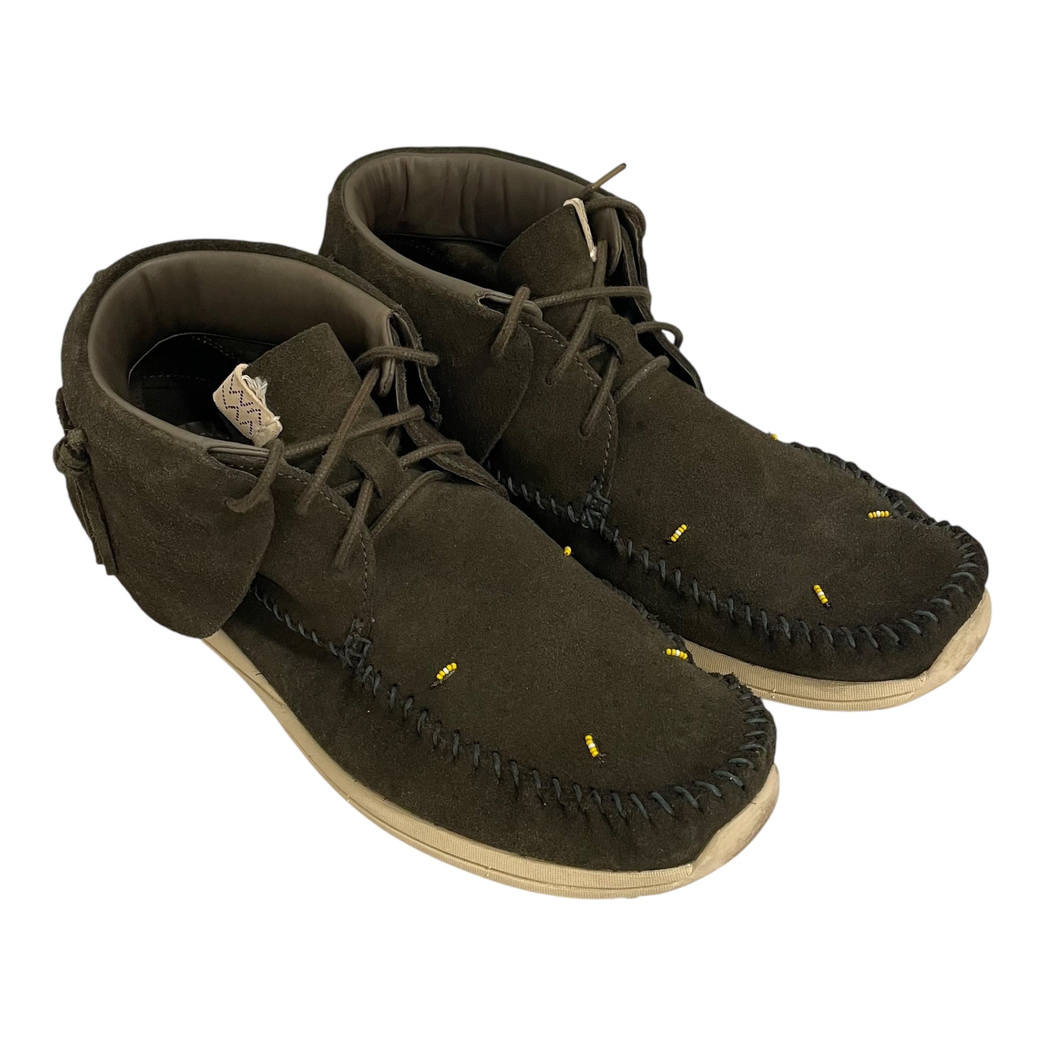 visvim/Low-Sneakers/US 12/Suede/GRN/ view 1