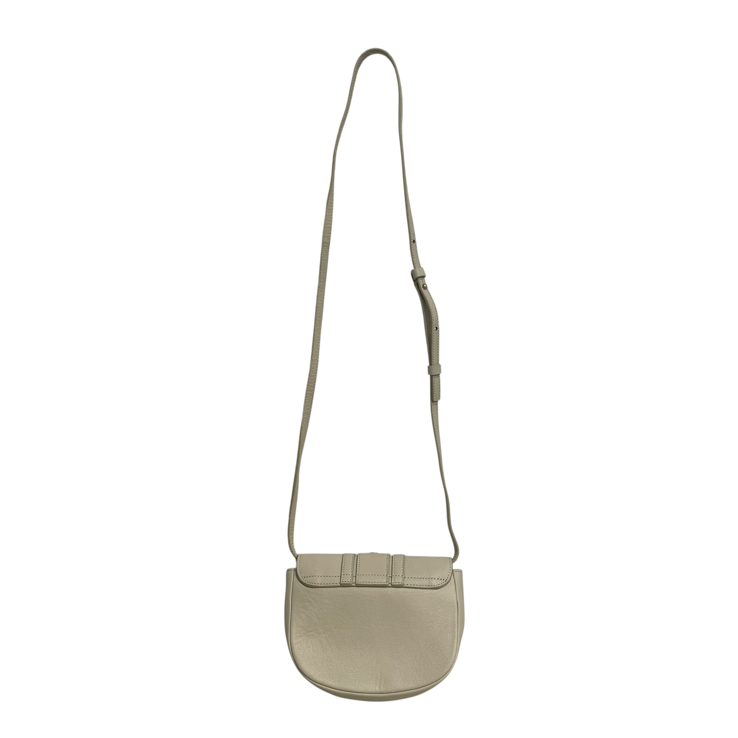 SEE BY CHLOE/Cross Body Bag/Leather/WHT/Braided lether crossbody bag view 2