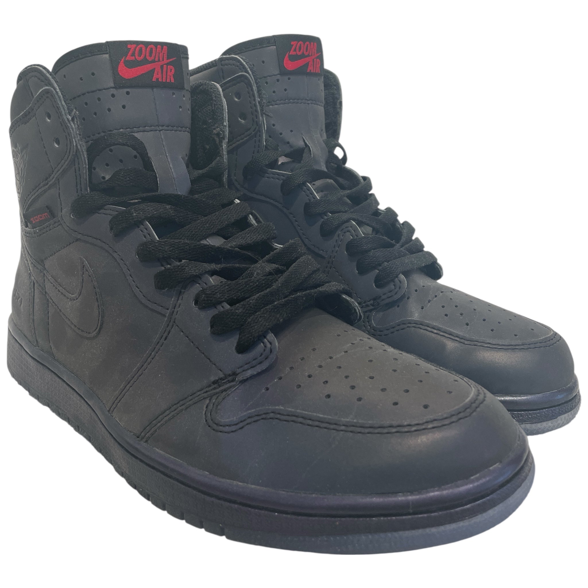 NIKE/AIR JORDAN 1 HIGH ZOOM R2T FEARLESS/Hi-Sneakers/US 9.5/Leather/BLK/BV0006-900 view 1