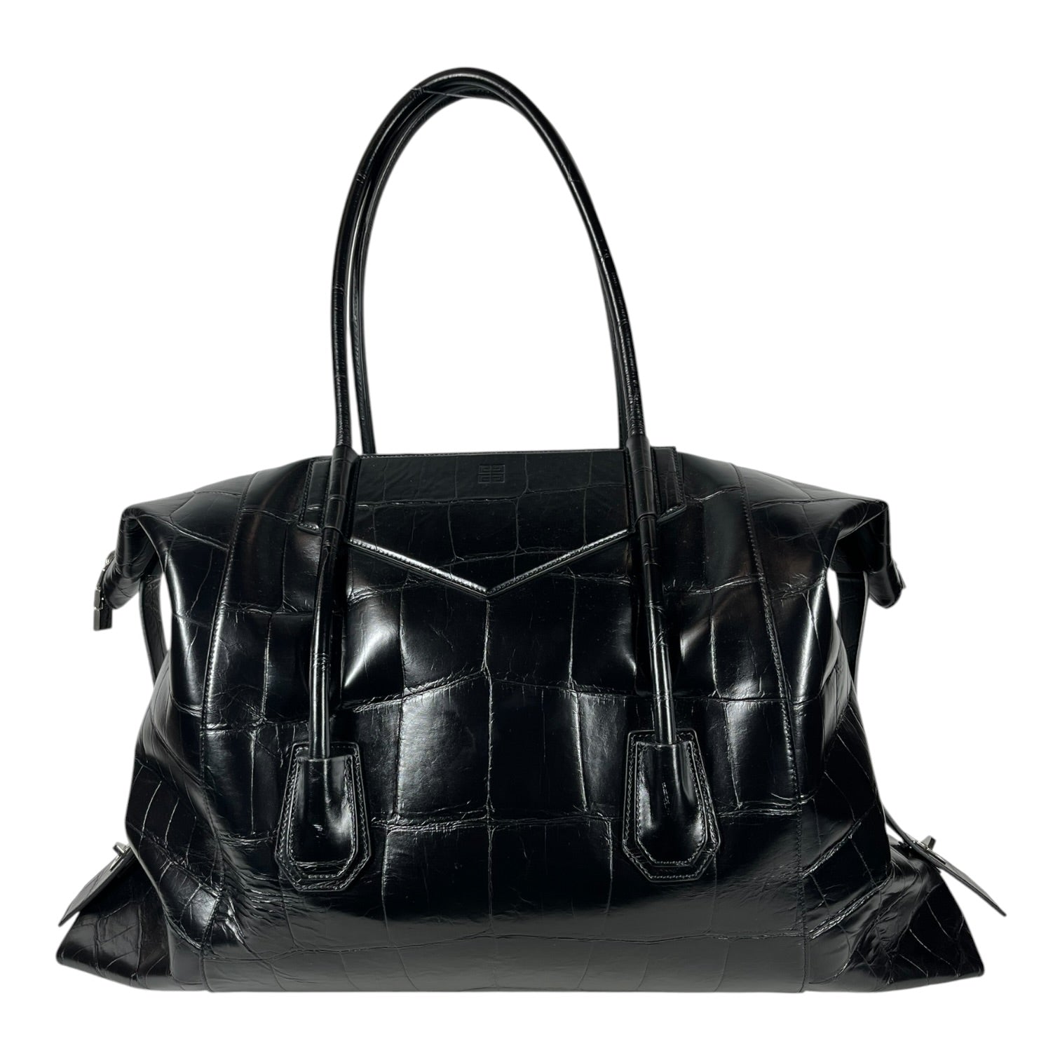 GIVENCHY/Luggage/Leather/BLK/Antigona Soft Lock Crocodile view 2