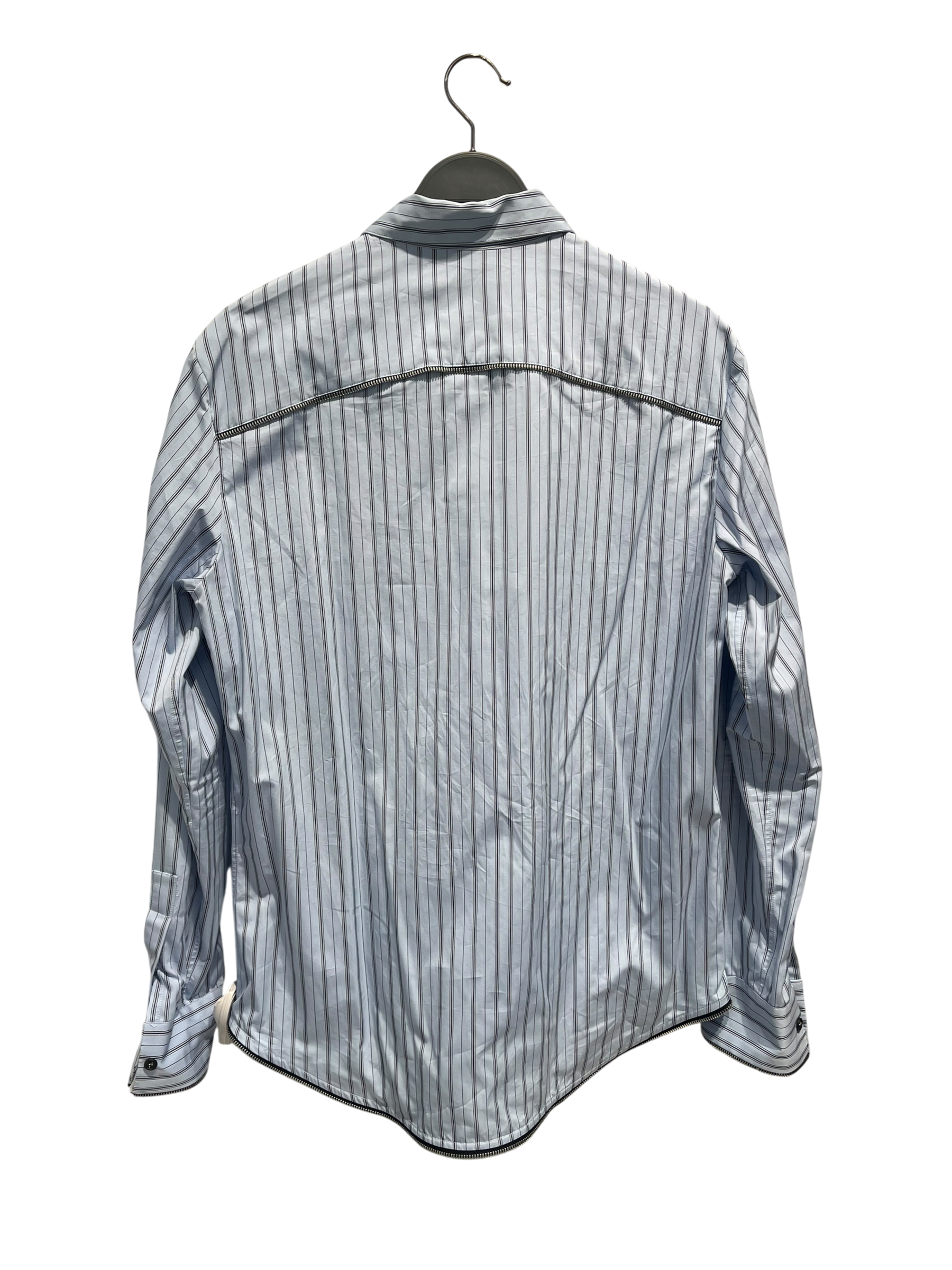 OFF-WHITE/LS Shirt/S/Cotton/BLU/Open Coller/Stripe/ view 2