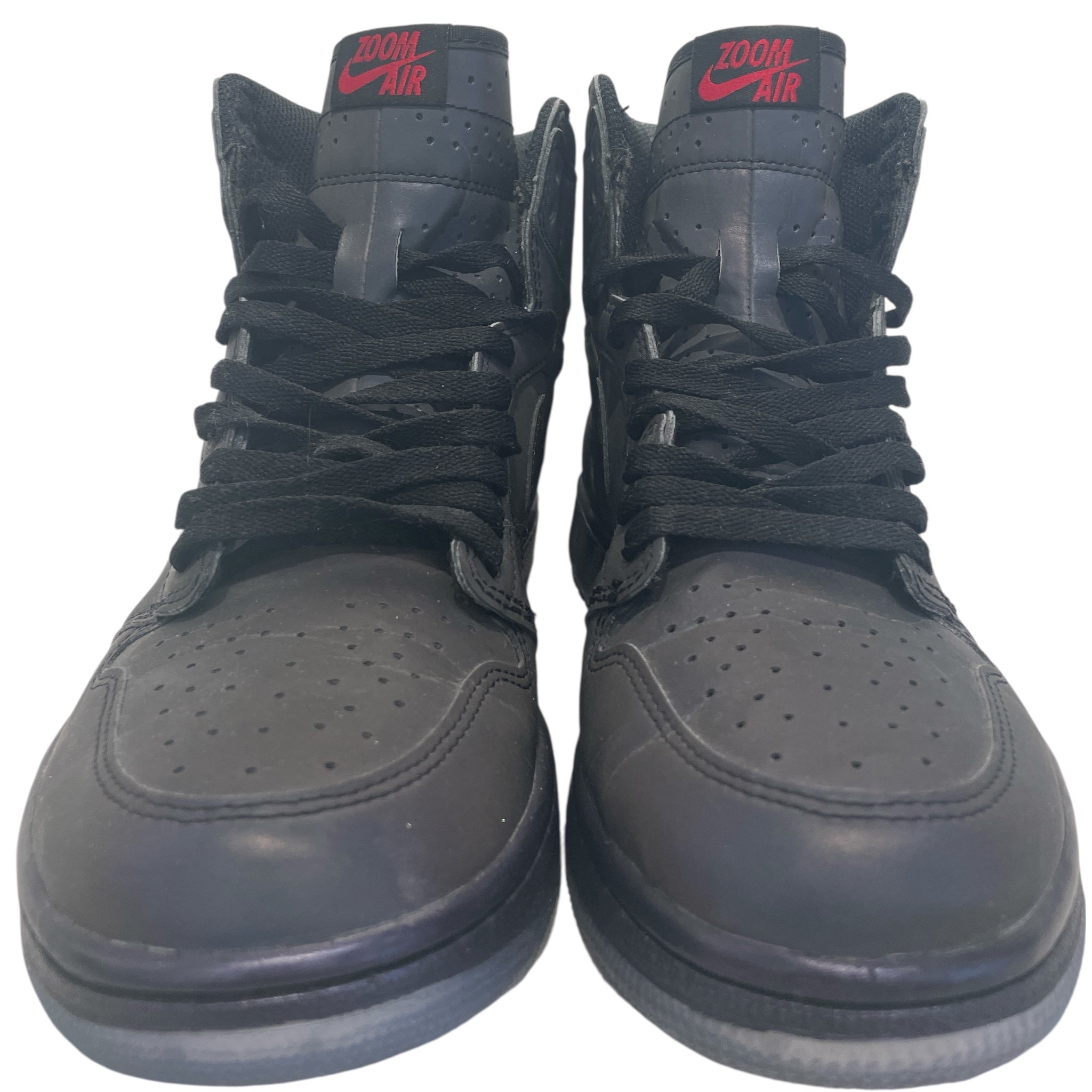 NIKE/AIR JORDAN 1 HIGH ZOOM R2T FEARLESS/Hi-Sneakers/US 9.5/Leather/BLK/BV0006-900 view 3