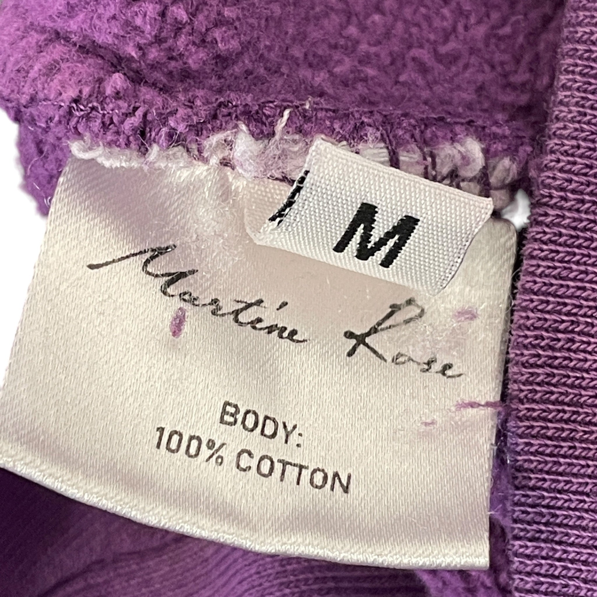 MARTINE ROSE/Hoodie/M/Cotton/PPL/90-91 autumn winter view 4
