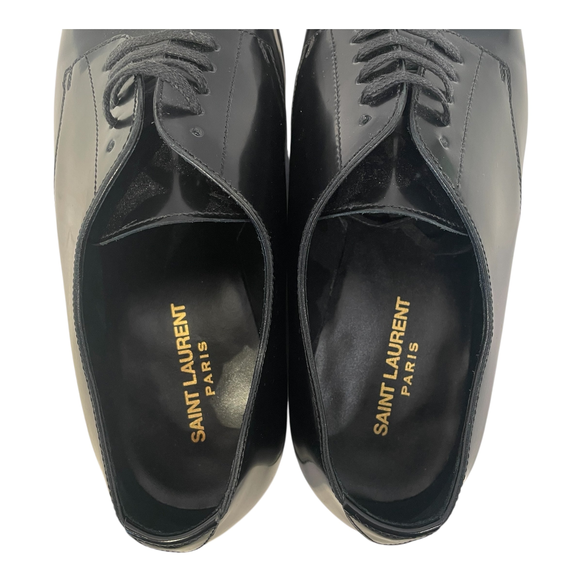 SAINT LAURENT/Dress Shoes/EU 39/Leather/BLK/ view 4