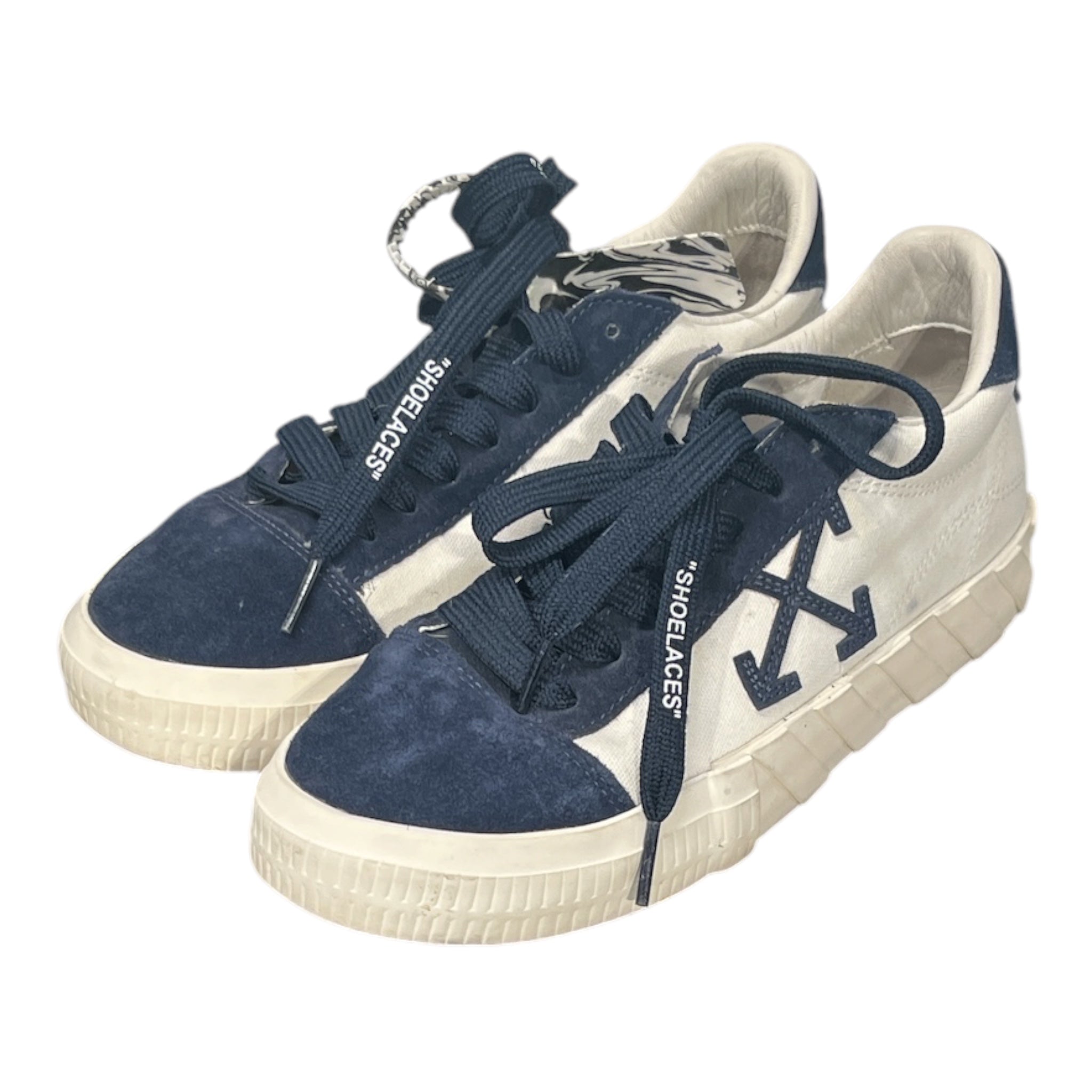 OFF-WHITE/Low-Sneakers/EU 39/BLU/DARK BLUE WHITE view 1
