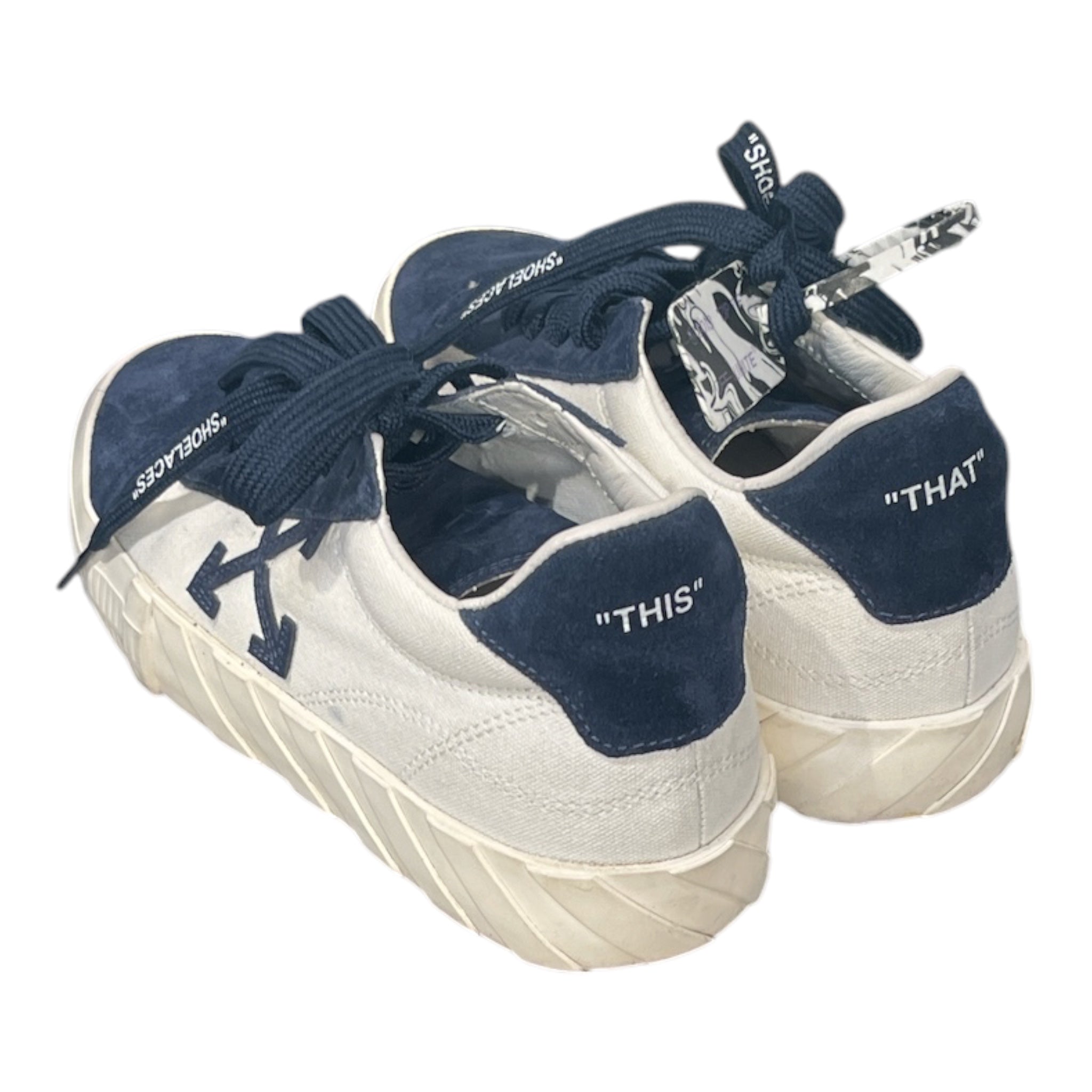 OFF-WHITE/Low-Sneakers/EU 39/BLU/DARK BLUE WHITE view 2