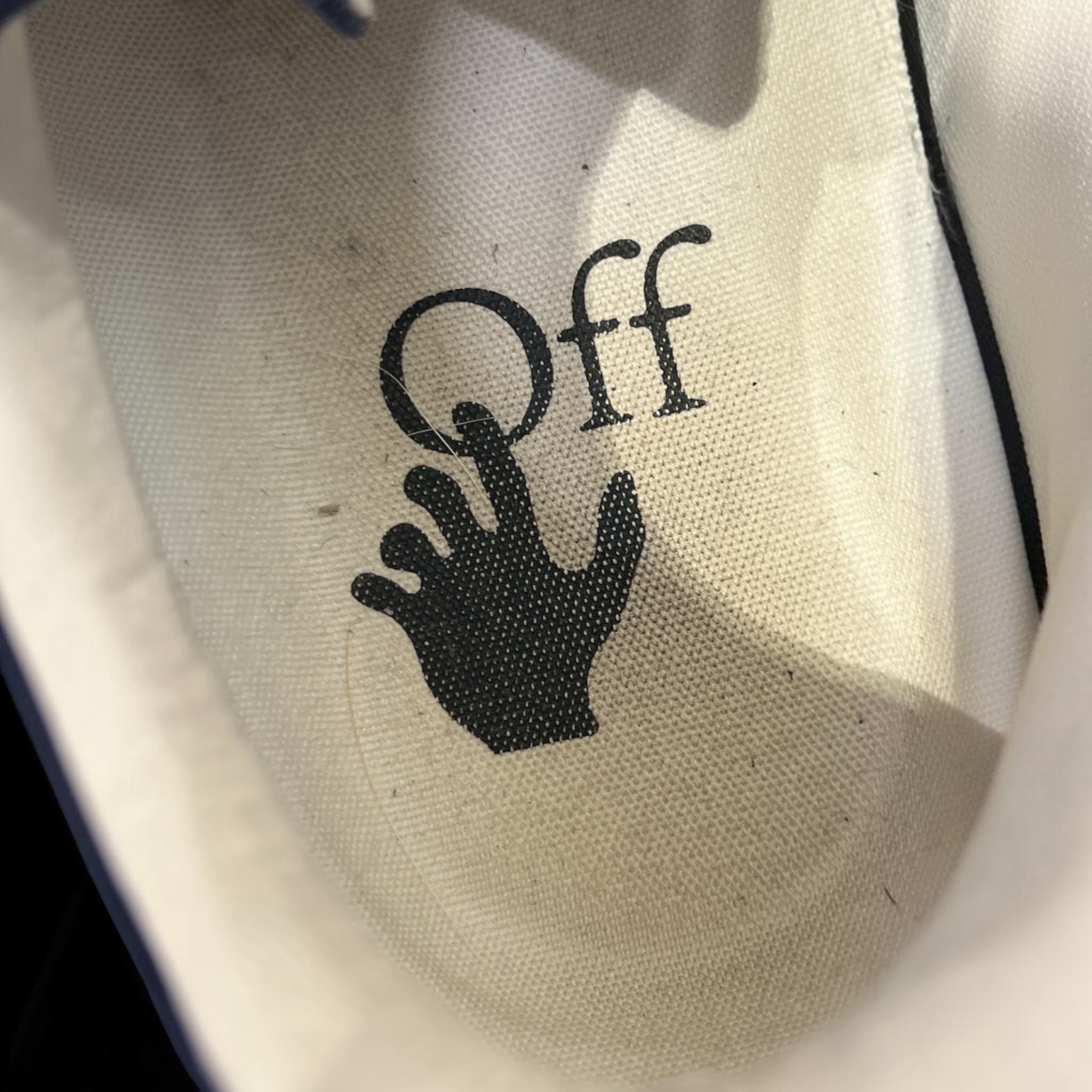 OFF-WHITE/Low-Sneakers/EU 39/BLU/DARK BLUE WHITE view 3