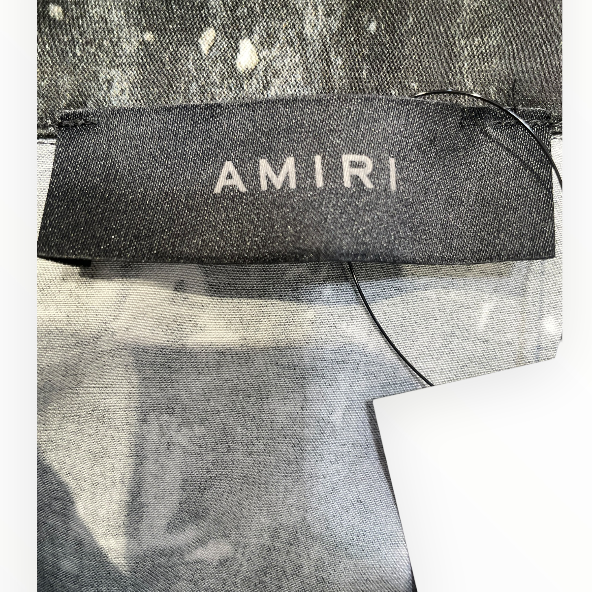 AMIRI/LS Shirt/54/BLK/All Over Print/army stencil shirt view 3