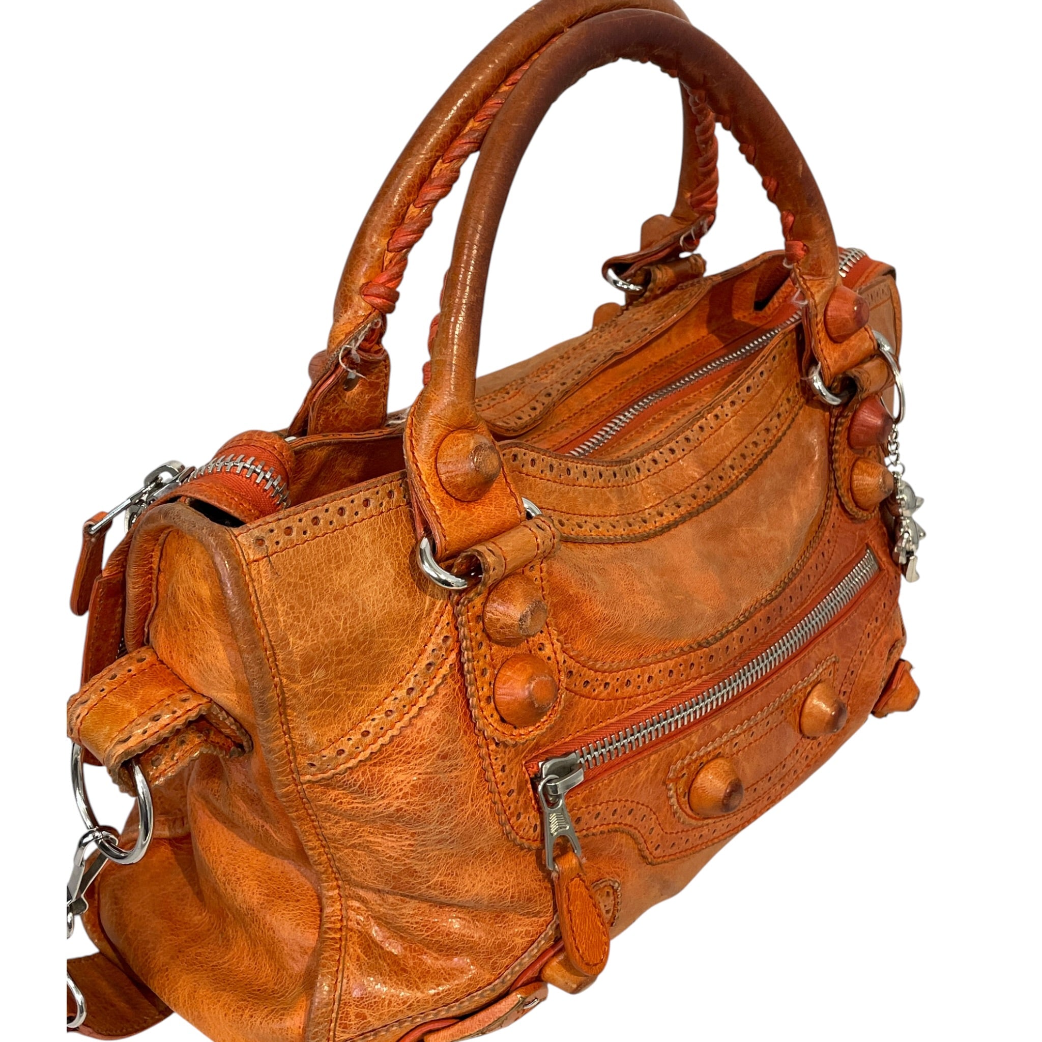 BALENCIAGA/Hand Bag/Leather/ORN/City Bag view 6