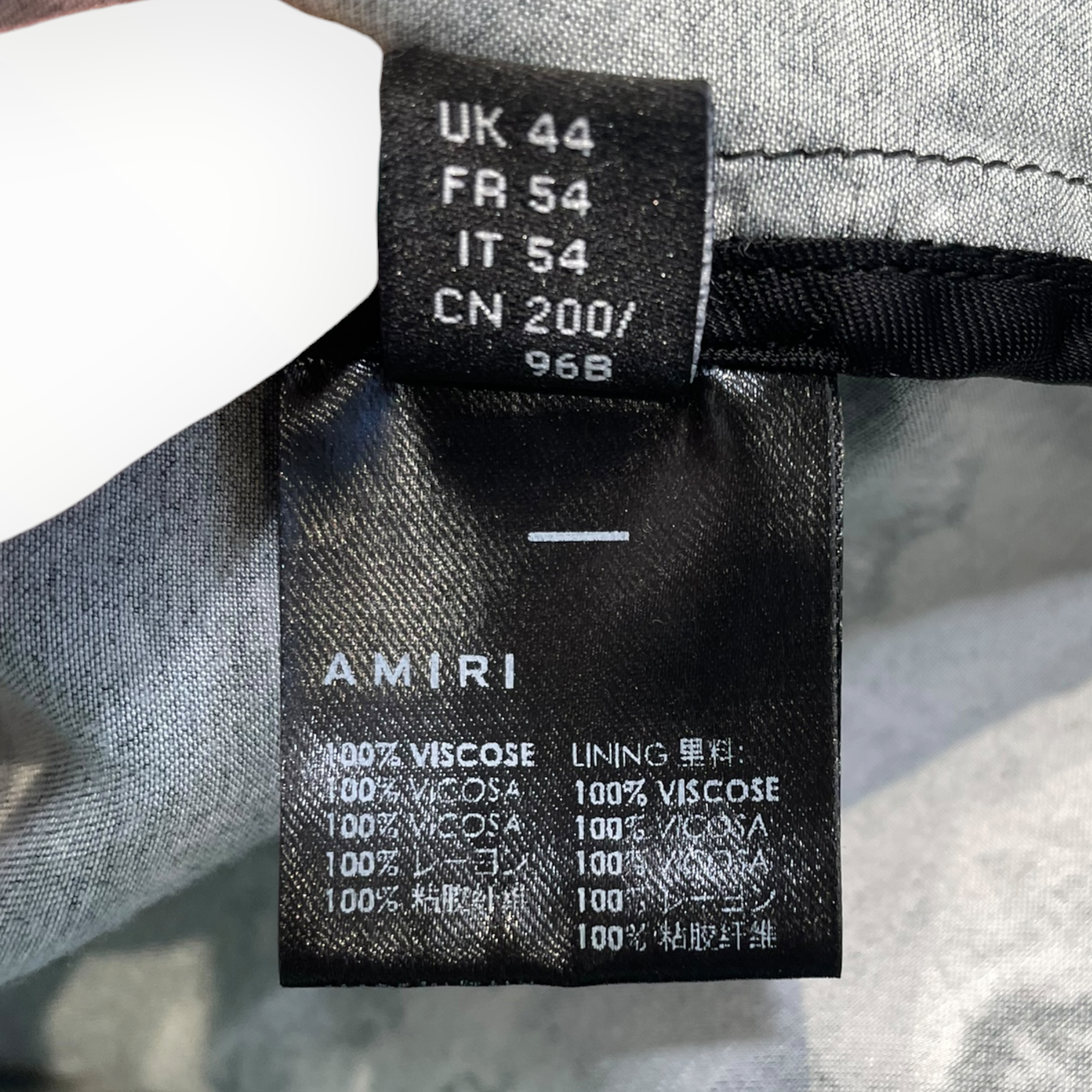 AMIRI/LS Shirt/54/BLK/All Over Print/army stencil shirt view 5