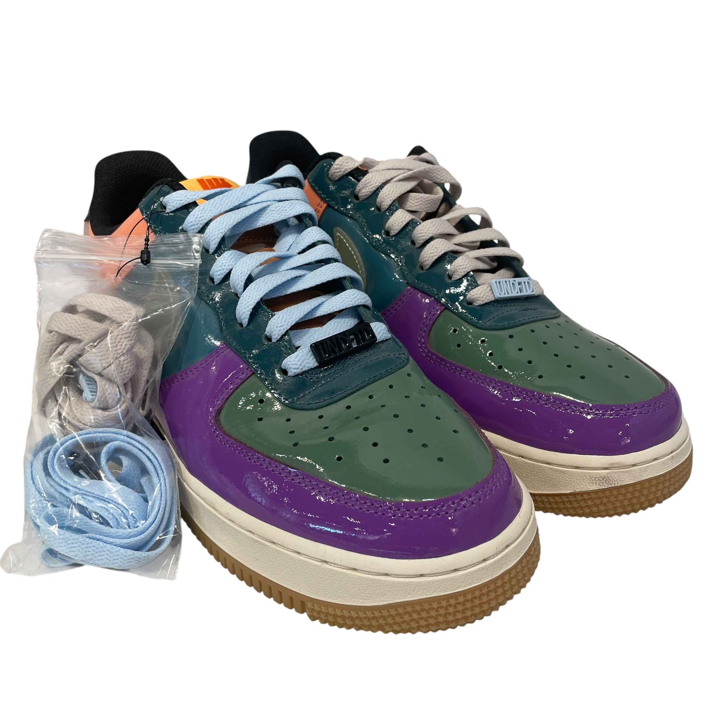 NIKE/UNDEFEATED/Low-Sneakers/US 9.5/Leather/MLT/AF1 Celestine Blue view 1