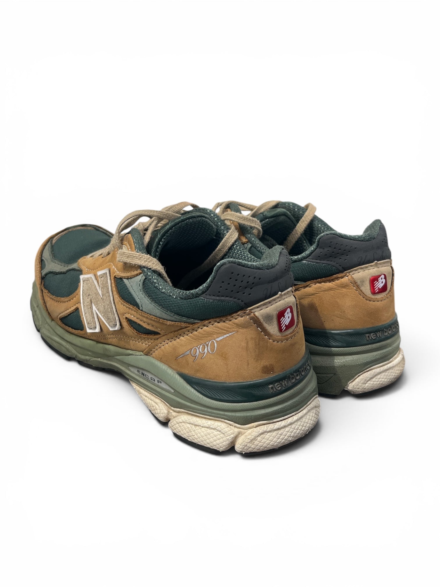 NEW BALANCE/Low-Sneakers/US 8.5/Cotton/GRN/99OV3 TEDDY SANTIS TAN GREEN view 2