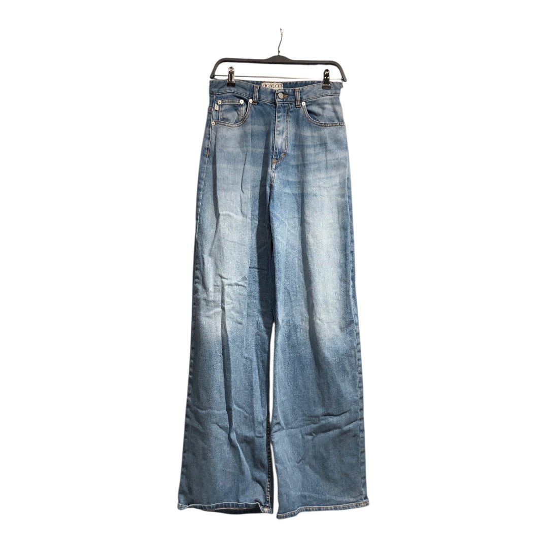 FIORUCCI/Wide Leg Pants/28/Cotton/BLU/LONG FLARE WIDE LEG view 1