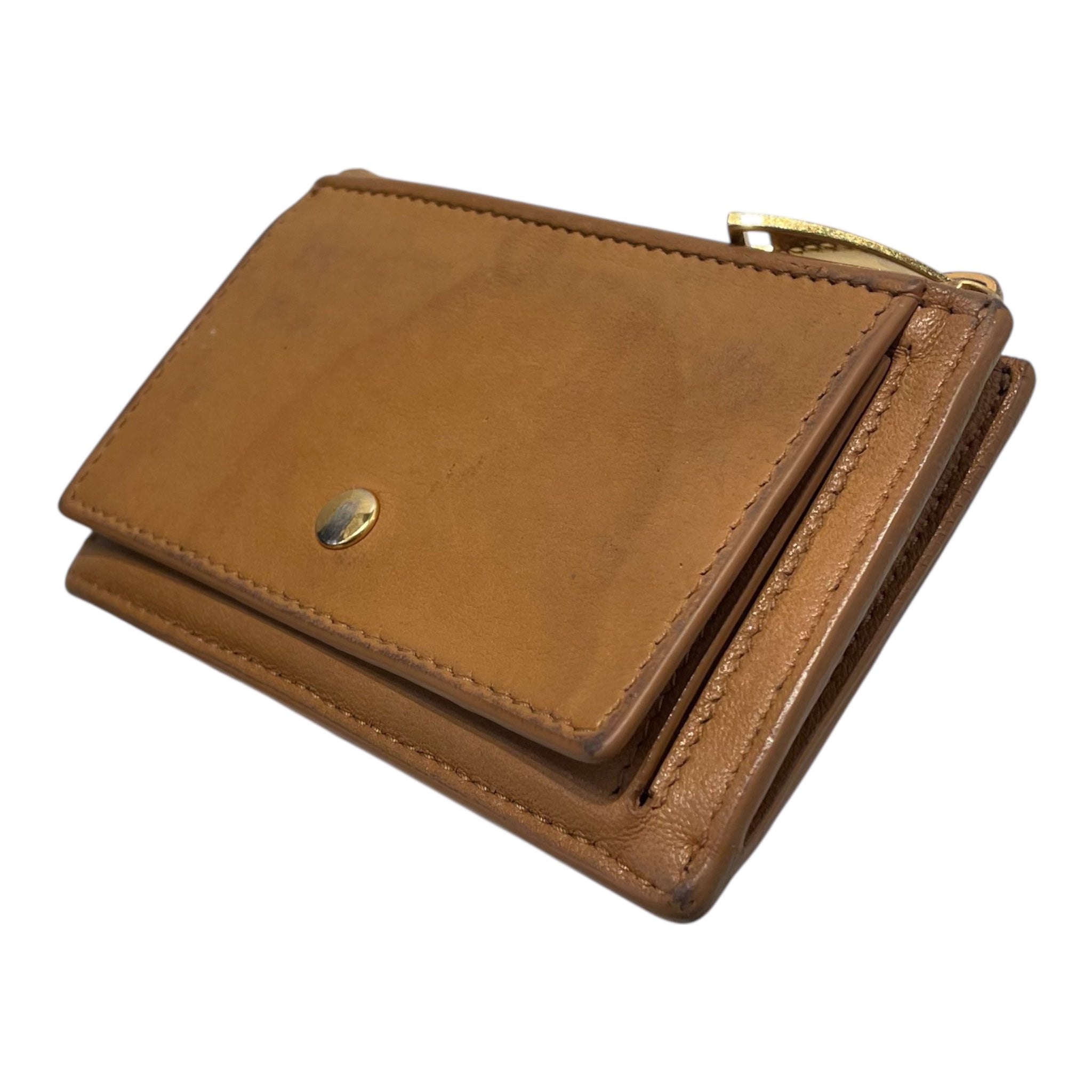 BOTTEGA VENETA/Wallet/Leather/CML/ZIPPED CALFSKIN CARAMEL view 2
